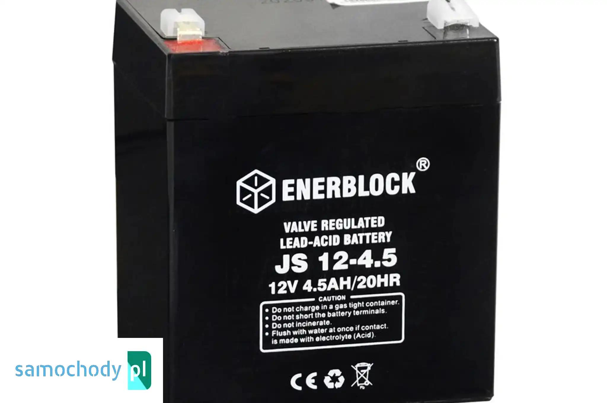 Akumulator ENERBLOCK AGM JS12-4.5 12V 4.5Ah