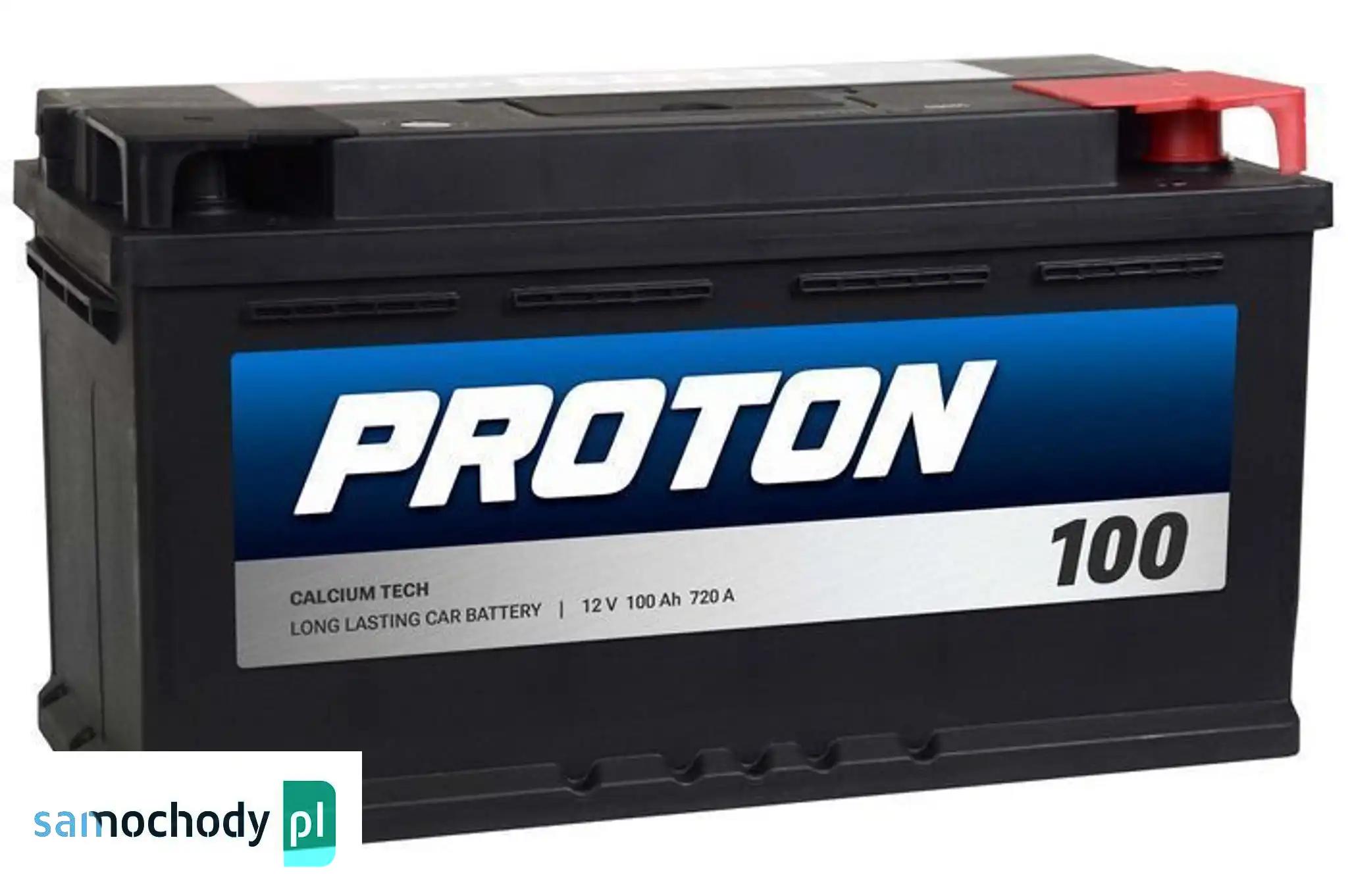 Akumulator PROTON 100Ah 720A EN PRAWY PLUS