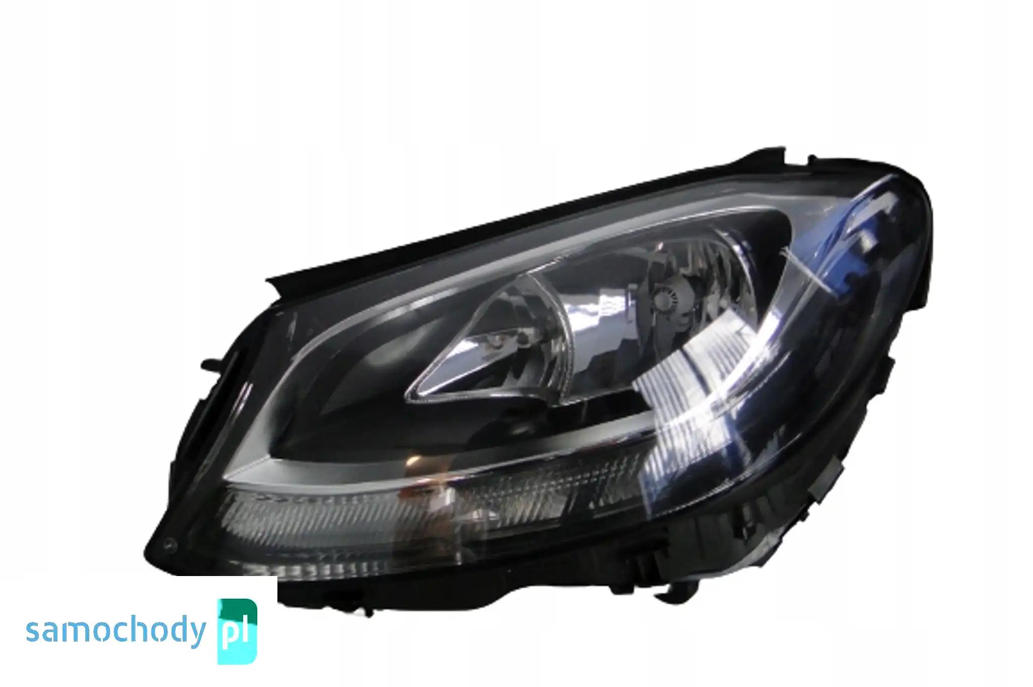 MERCEDES C KLASA W205 205 LAMPA LEWA H7 CZARNA