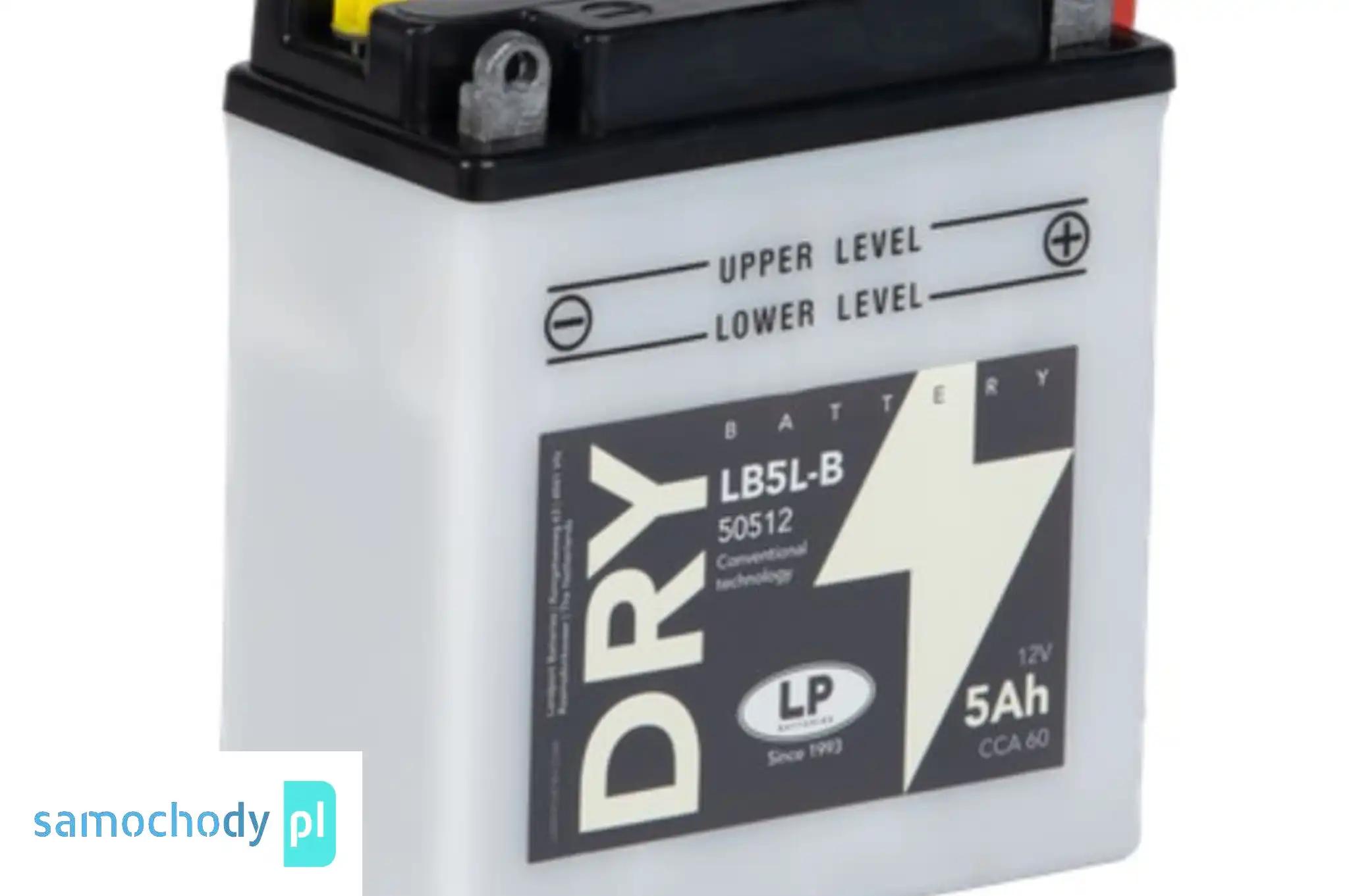 Akumulator motocyklowy Landport YB5L-B 12V 5Ah 65A