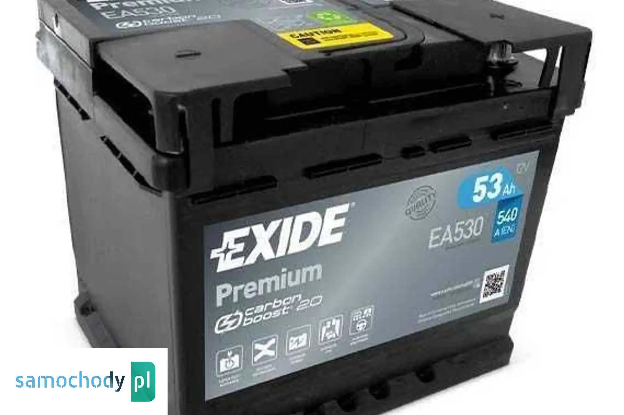 Akumulator Exide Premium 53Ah 540A PRAWY PLUS EA530