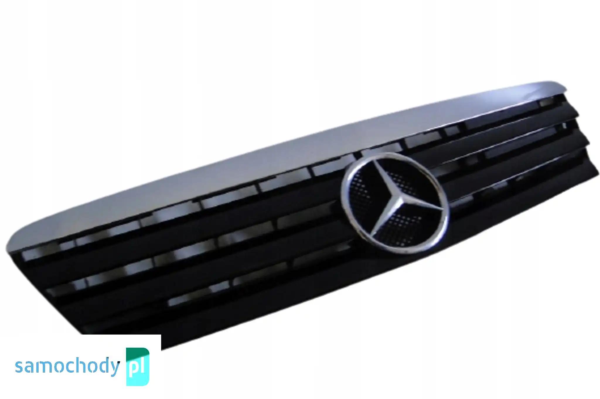 MERCEDES A KLASA W168 GRILL ATRAPA CZARNY CHROM