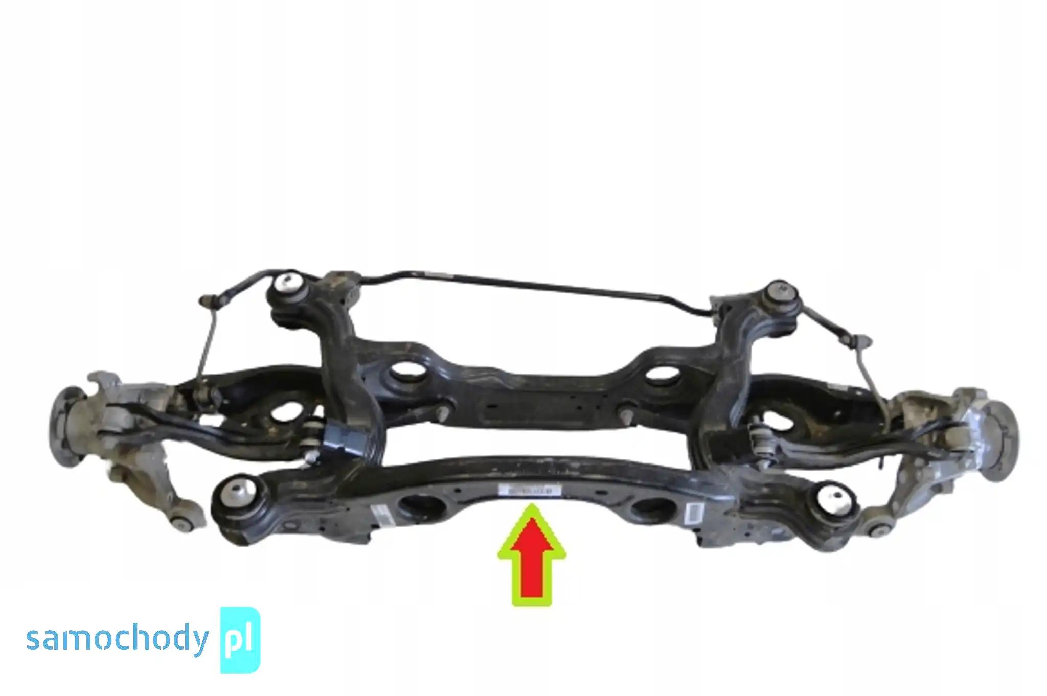 MERCEDES EQB 243 X243 W243 WÓZEK TYLNY ŁAWA SANKI TYŁ ZAWIESZENIE GOŁY