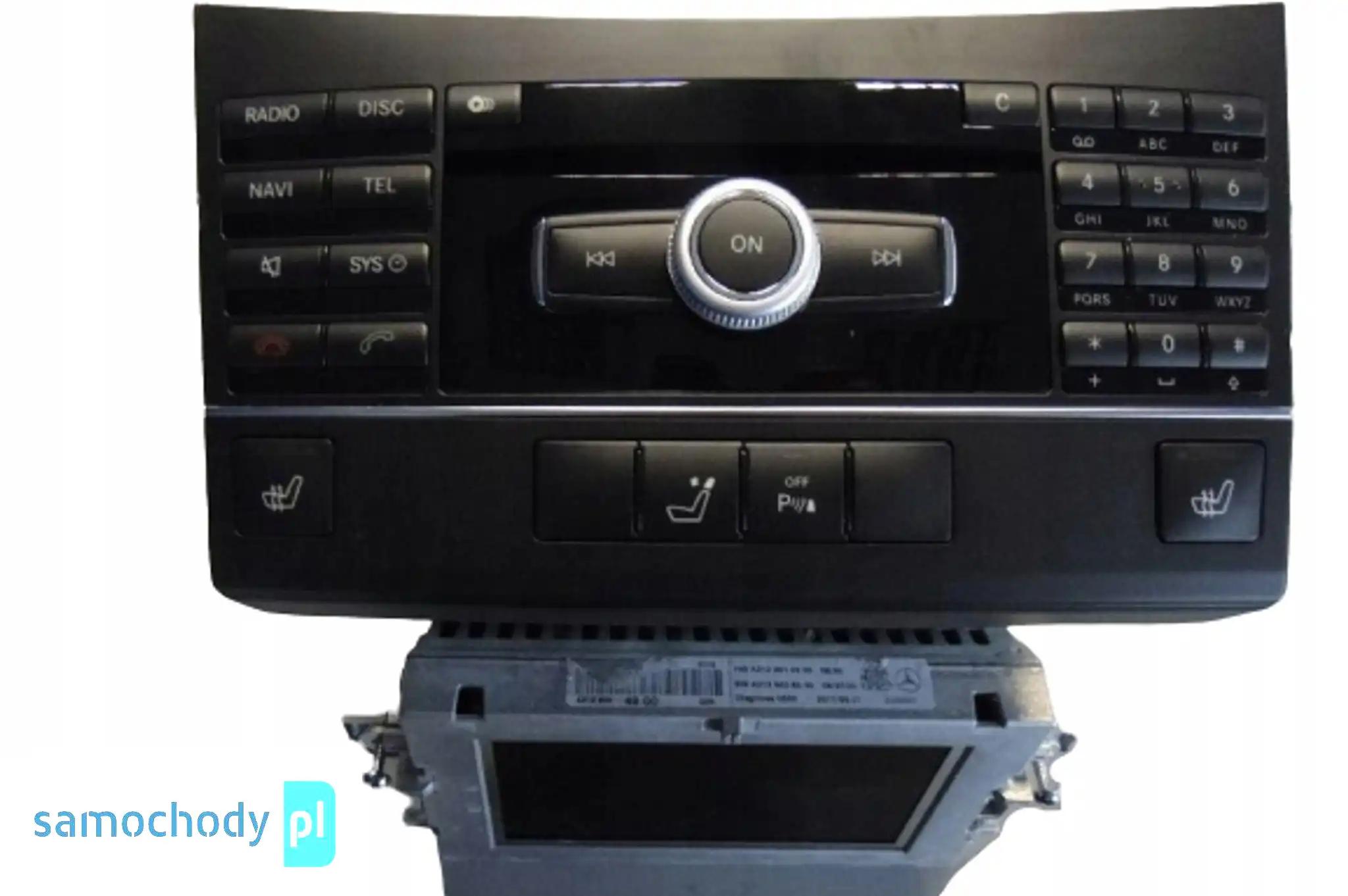 MERCEDES E KLASA 212 COMAND USB NAVI MONITOR TV