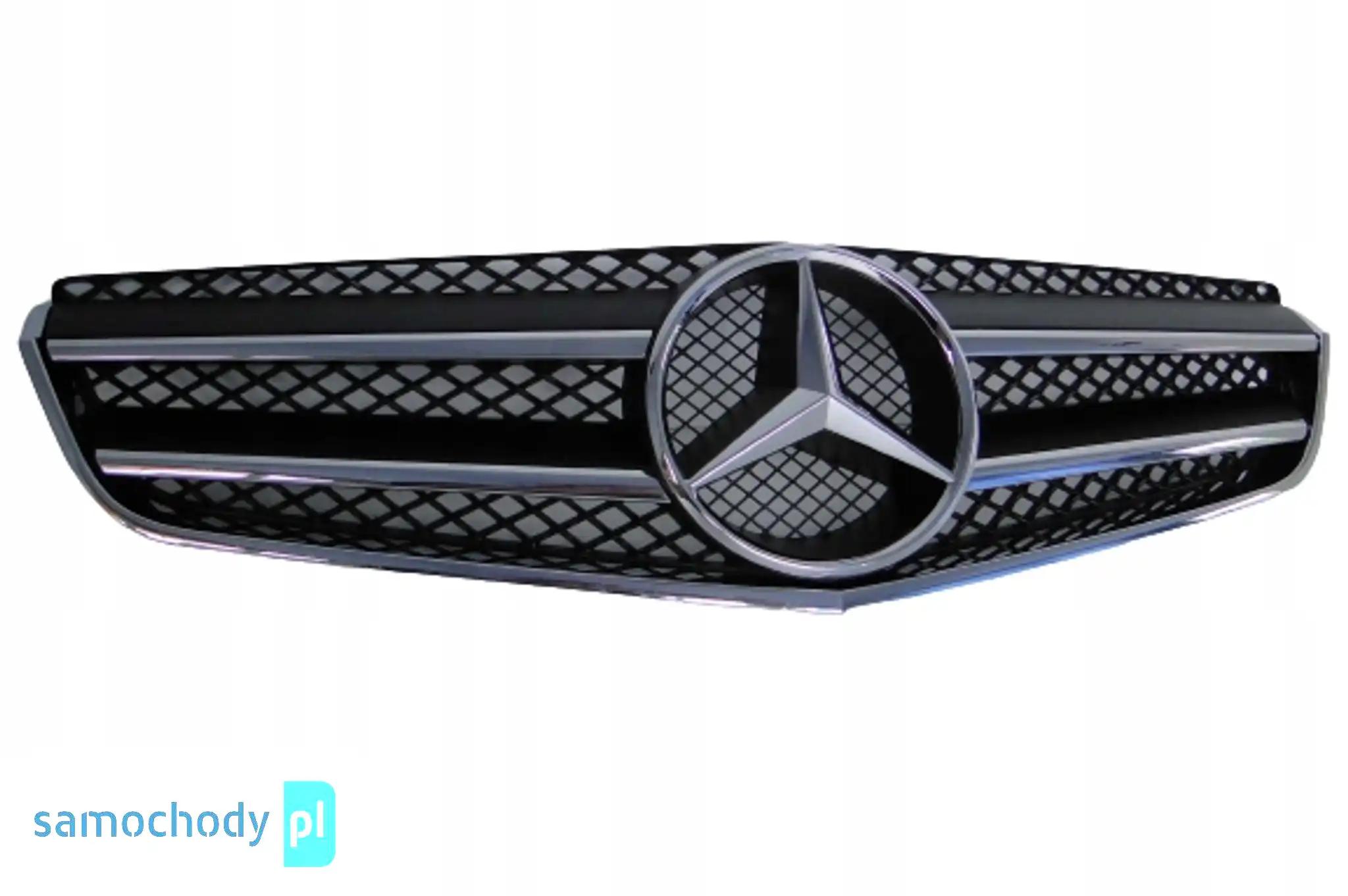 MERCEDES E 207 C/A W207 GRILL ATRAPA AMG CZARNY