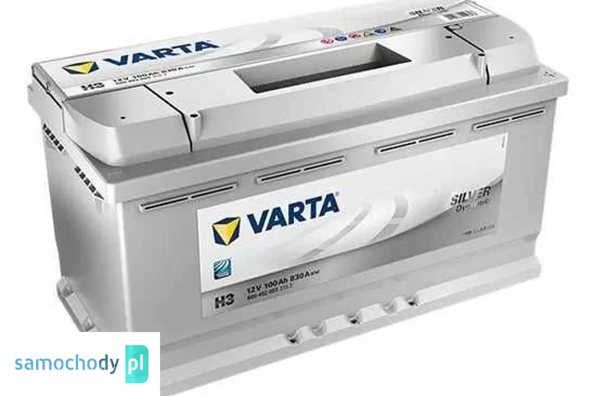 Akumulator VARTA Silver Dynamic H3 100Ah 830A EN