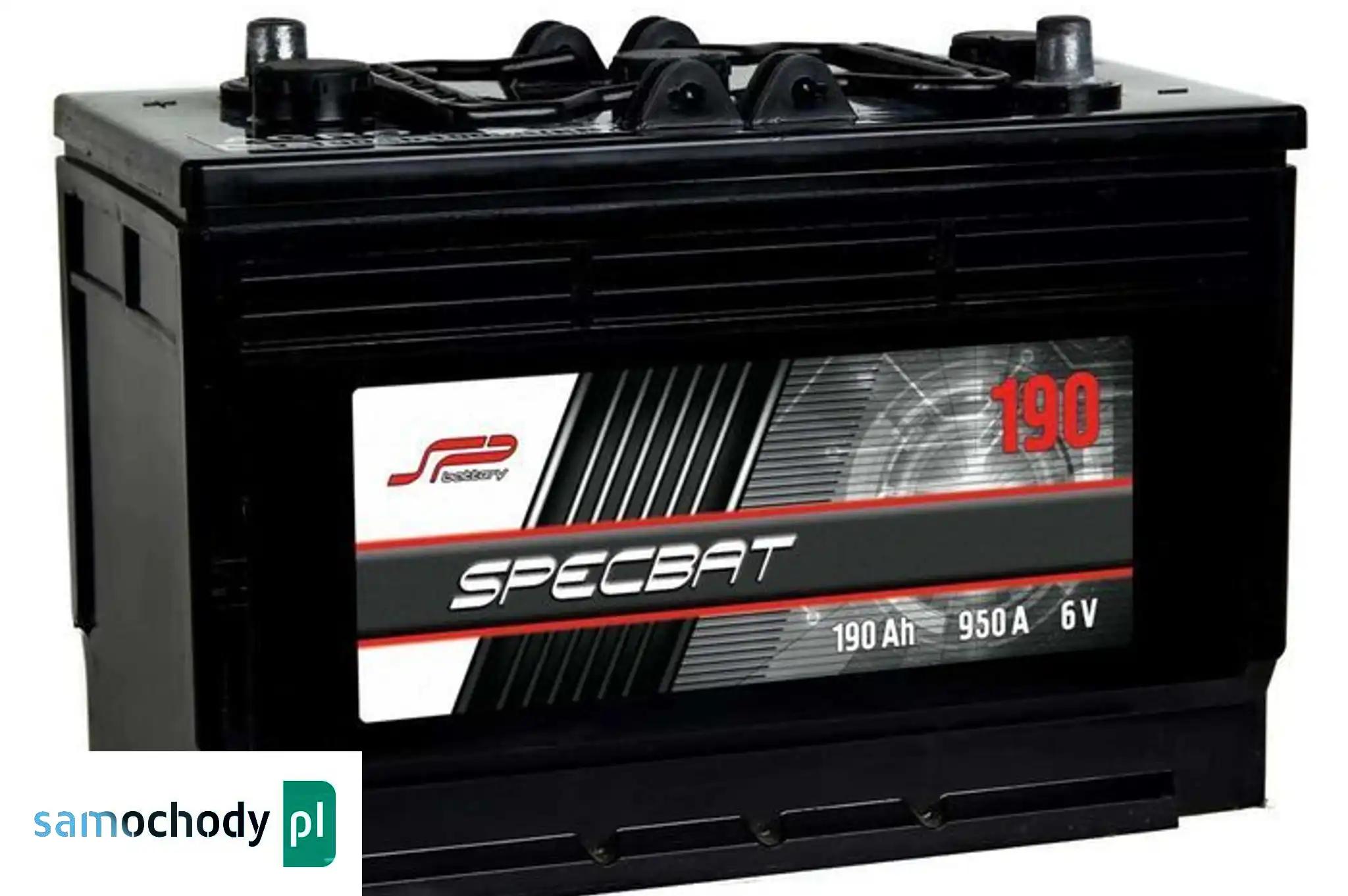 Akumulator Specbat Agro 6V 195Ah 1000A EN lewy plus