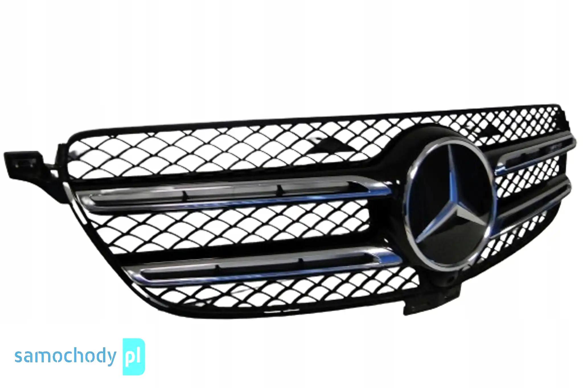 MERCEDES GLE W166 166 GRILL ATRAPA NA RADAR CZARNY AMG