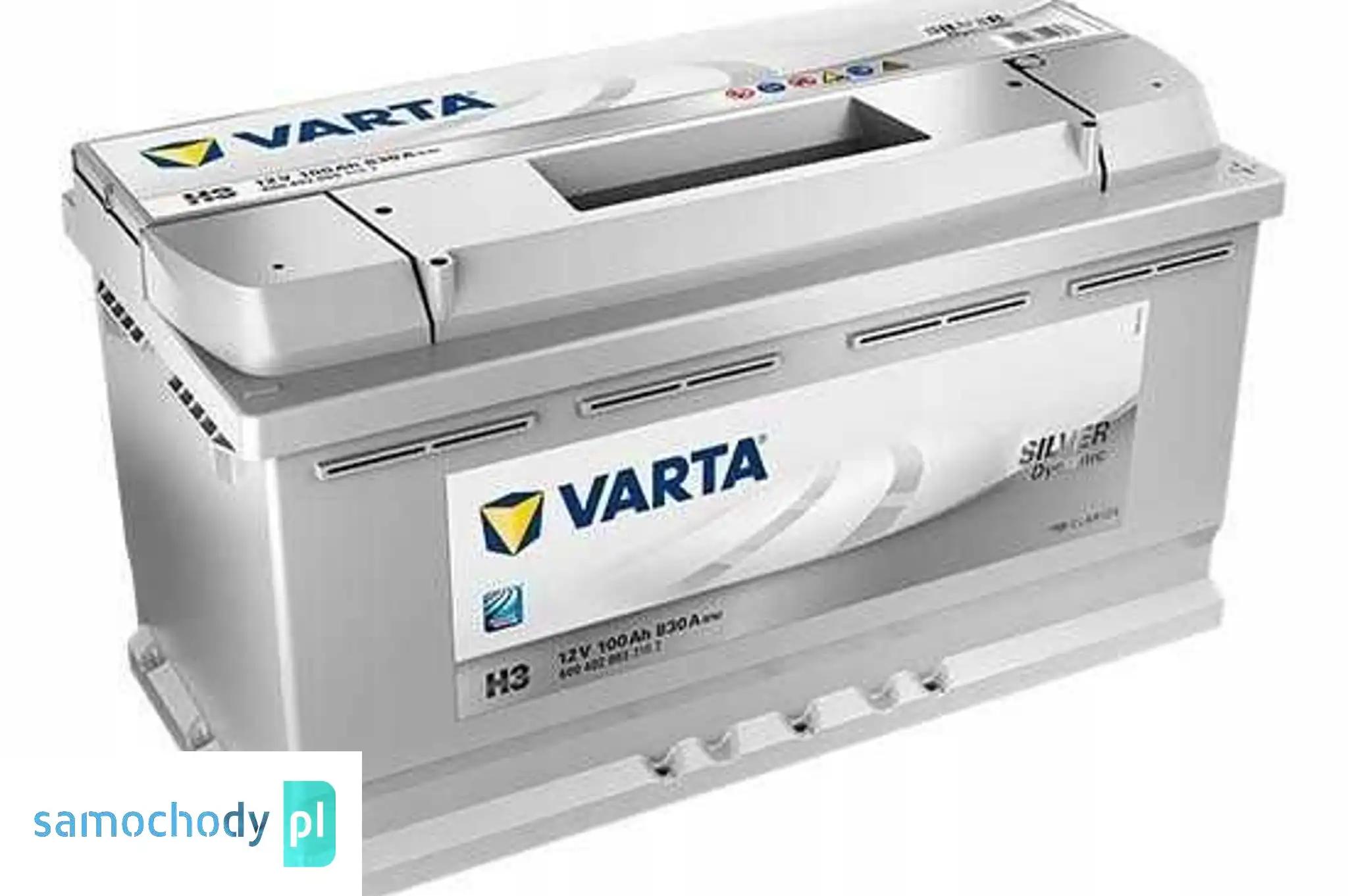 Akumulator VARTA Silver Dynamic H3 100Ah 830A EN