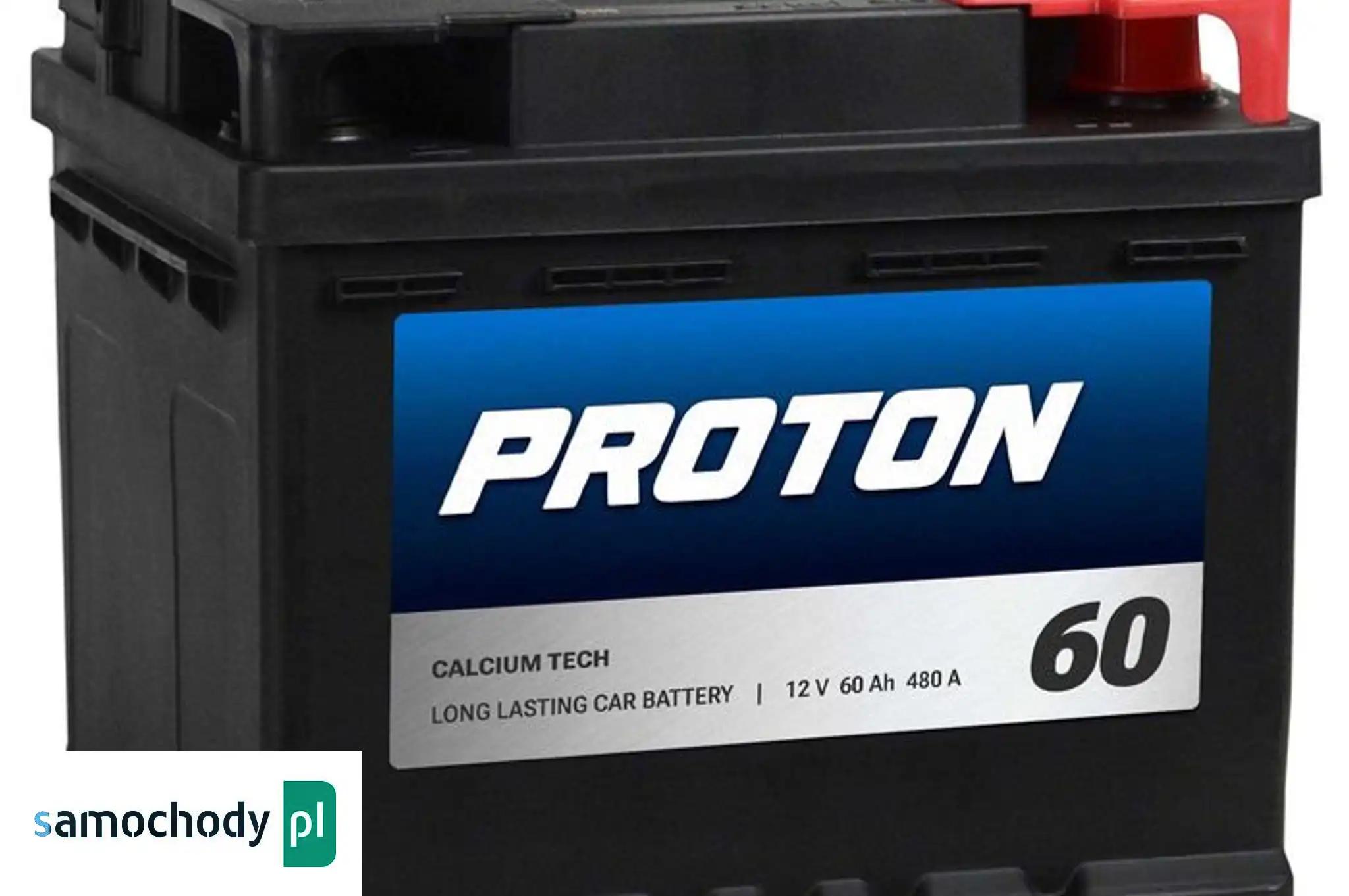 Akumulator PROTON 60Ah 480A EN PRAWY PLUS niski