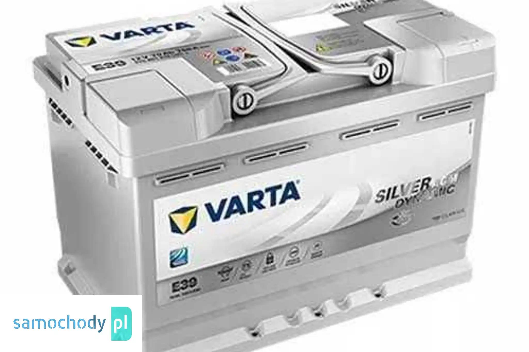 Akumulator VARTA AGM START&STOP A7 70Ah 760A (dawna E39)