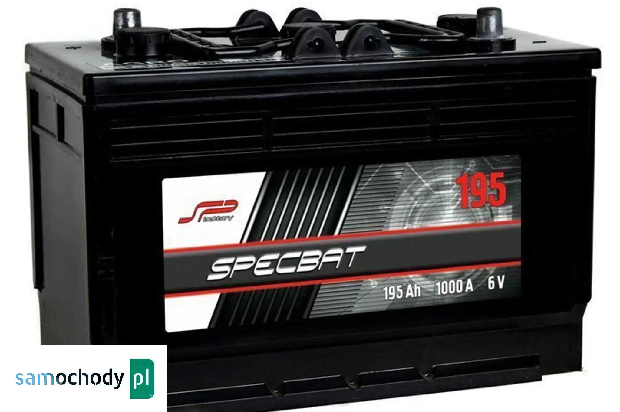 Akumulator Specbat Agro 6V 195Ah 1000A EN lewy plus
