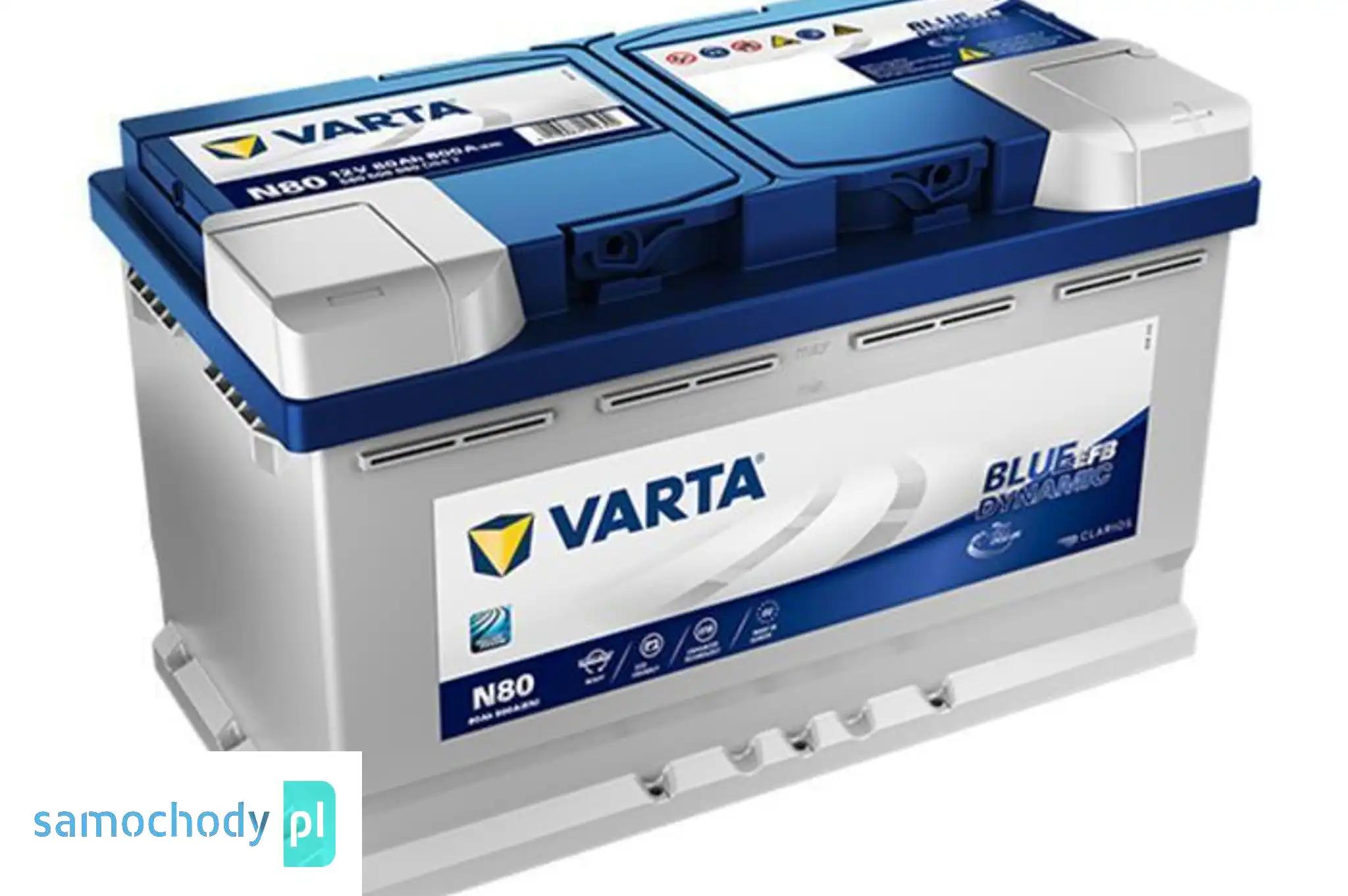 Akumulator VARTA N80 Blue Dynamic 80Ah 800A EFB