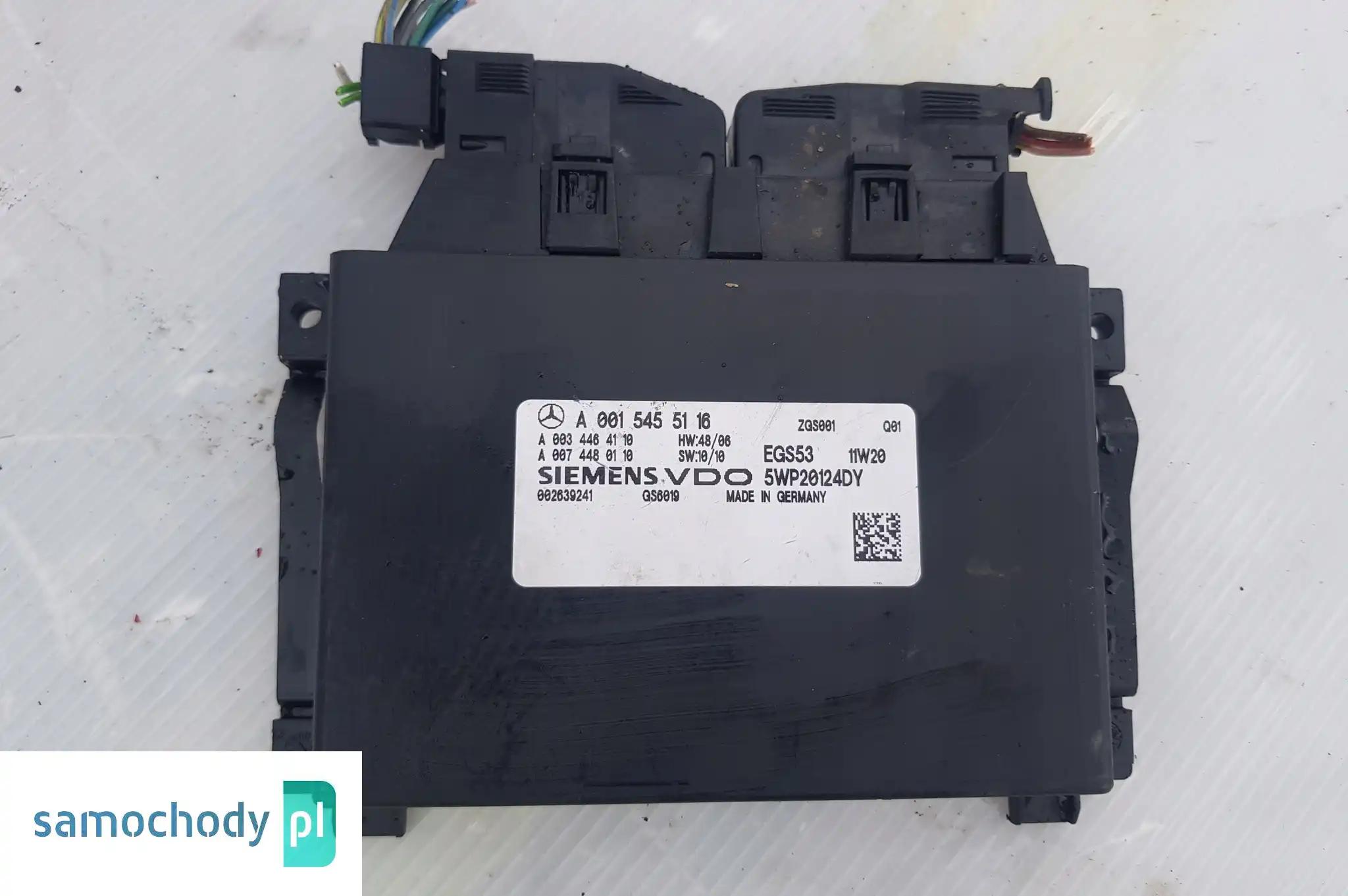 MERCEDES W639 3.0 MODUL SKRZYNI 0015455116 AUTOMAT