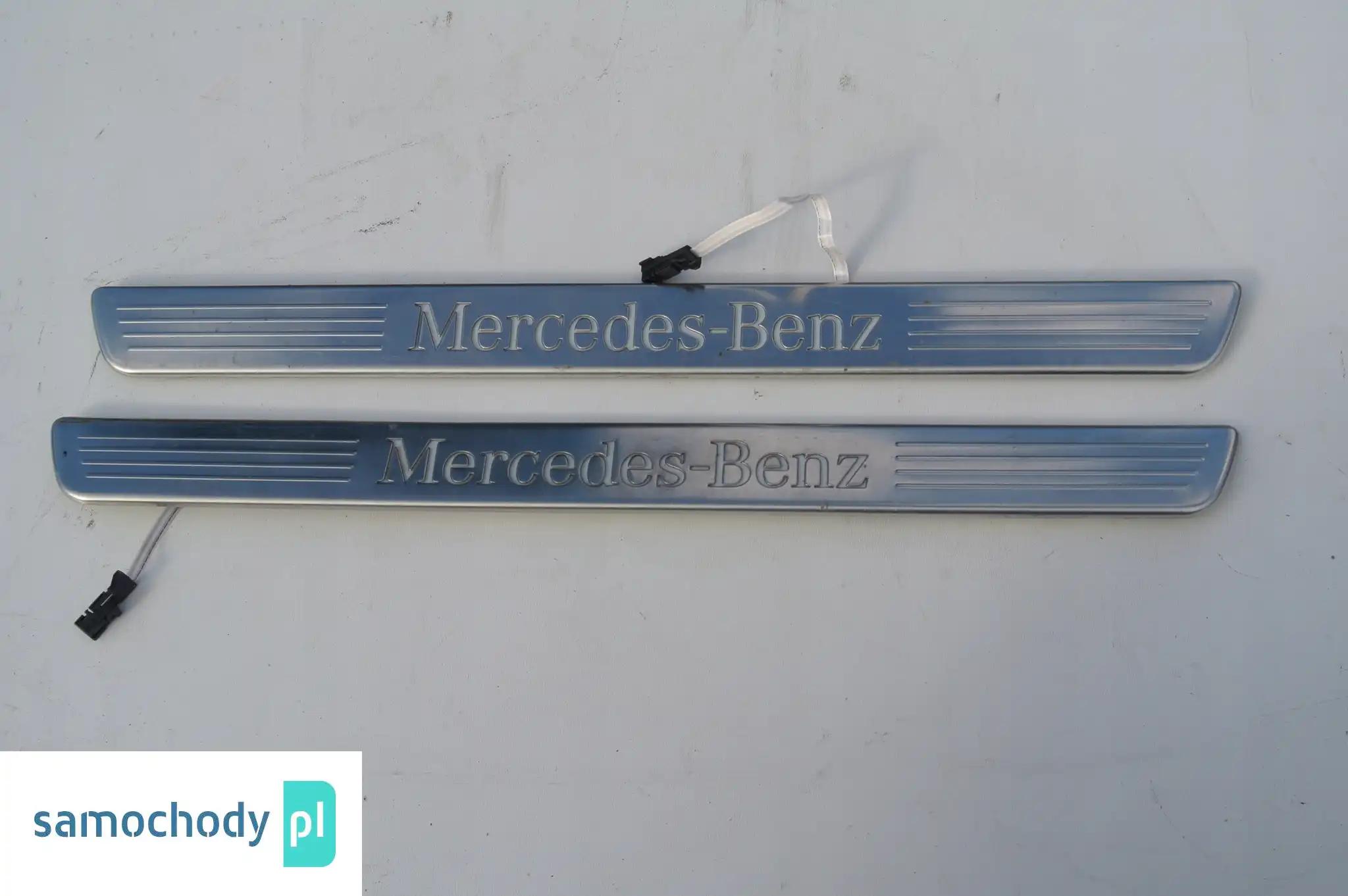 MERCDES W176 LISTWY PROGOWE LED