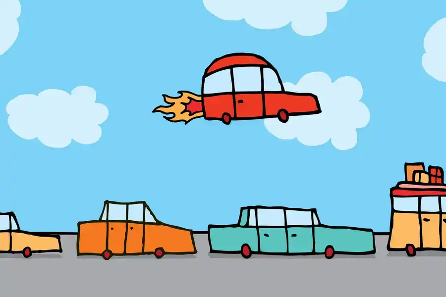 latające samochody