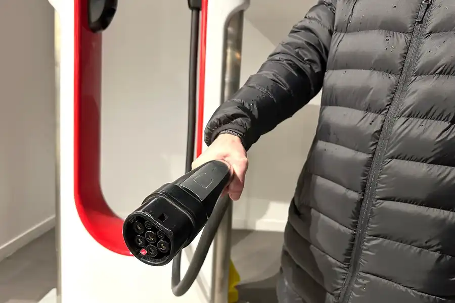 Wtyczka do ładowania samochodu elektrycznego