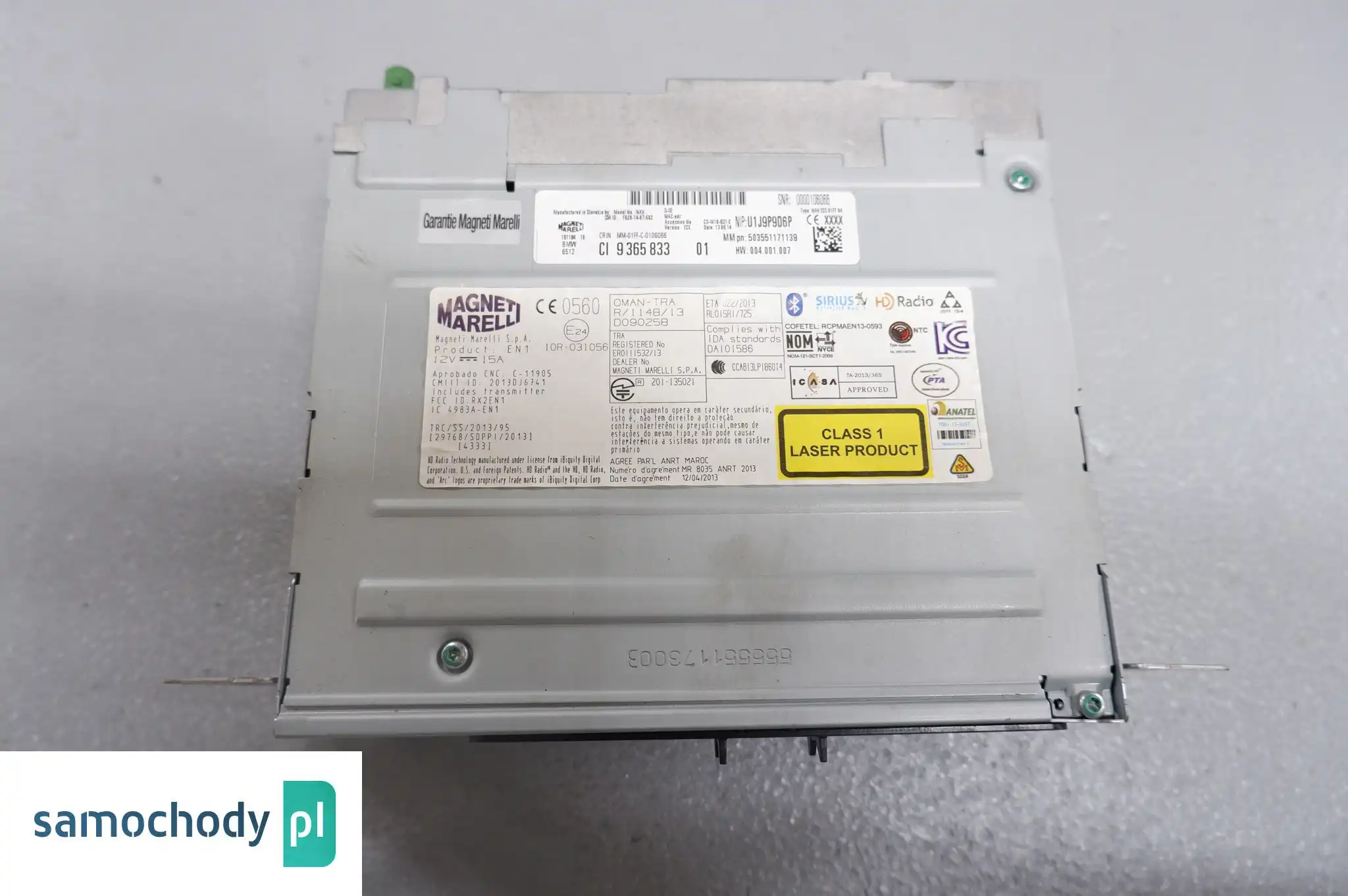 BMW F10 F20 F30 RADIO NAWIGACJA 9365833