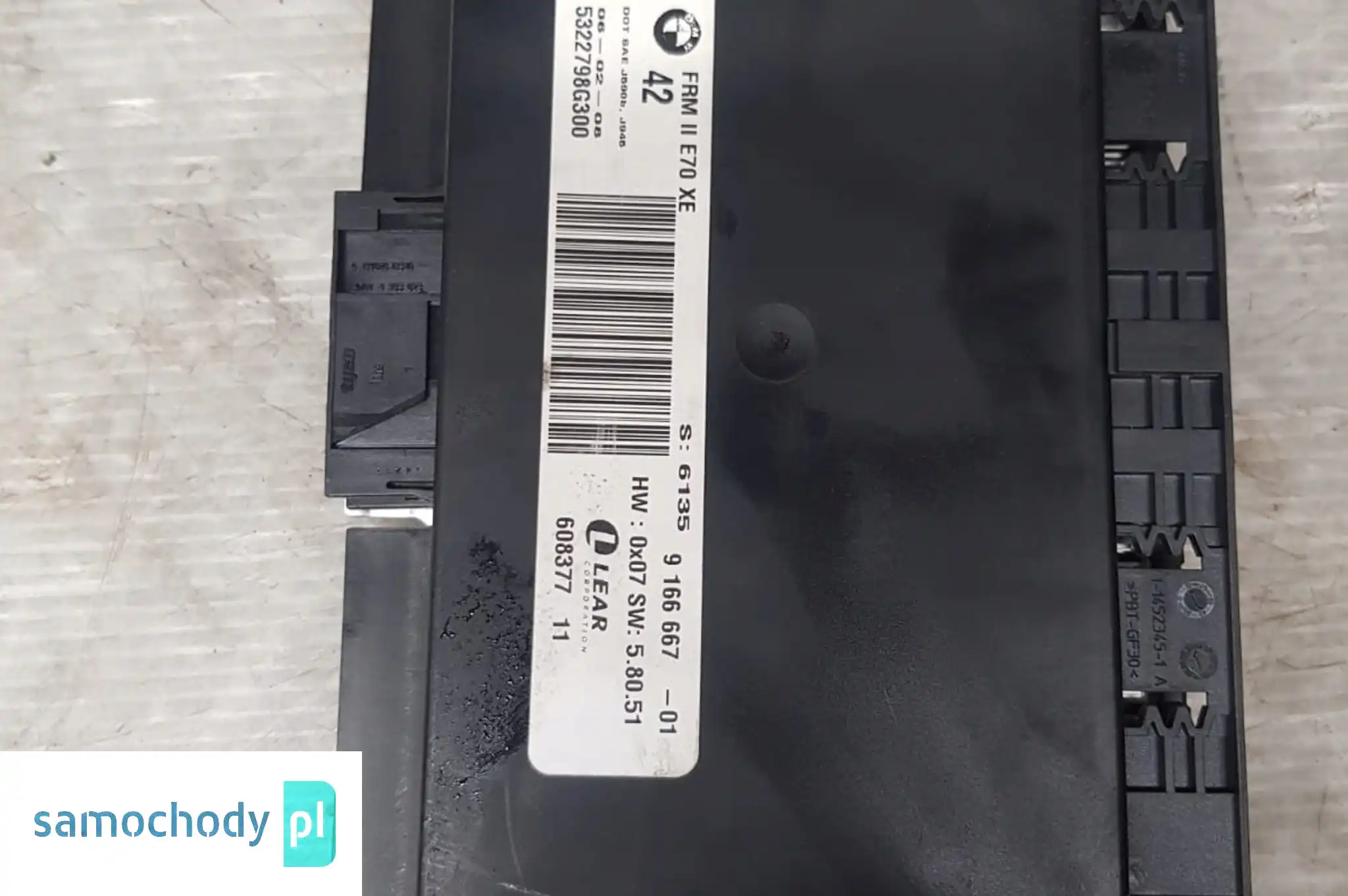 BMW E70 STEROWNIK MODUŁ ŚWIATEŁ 9166667