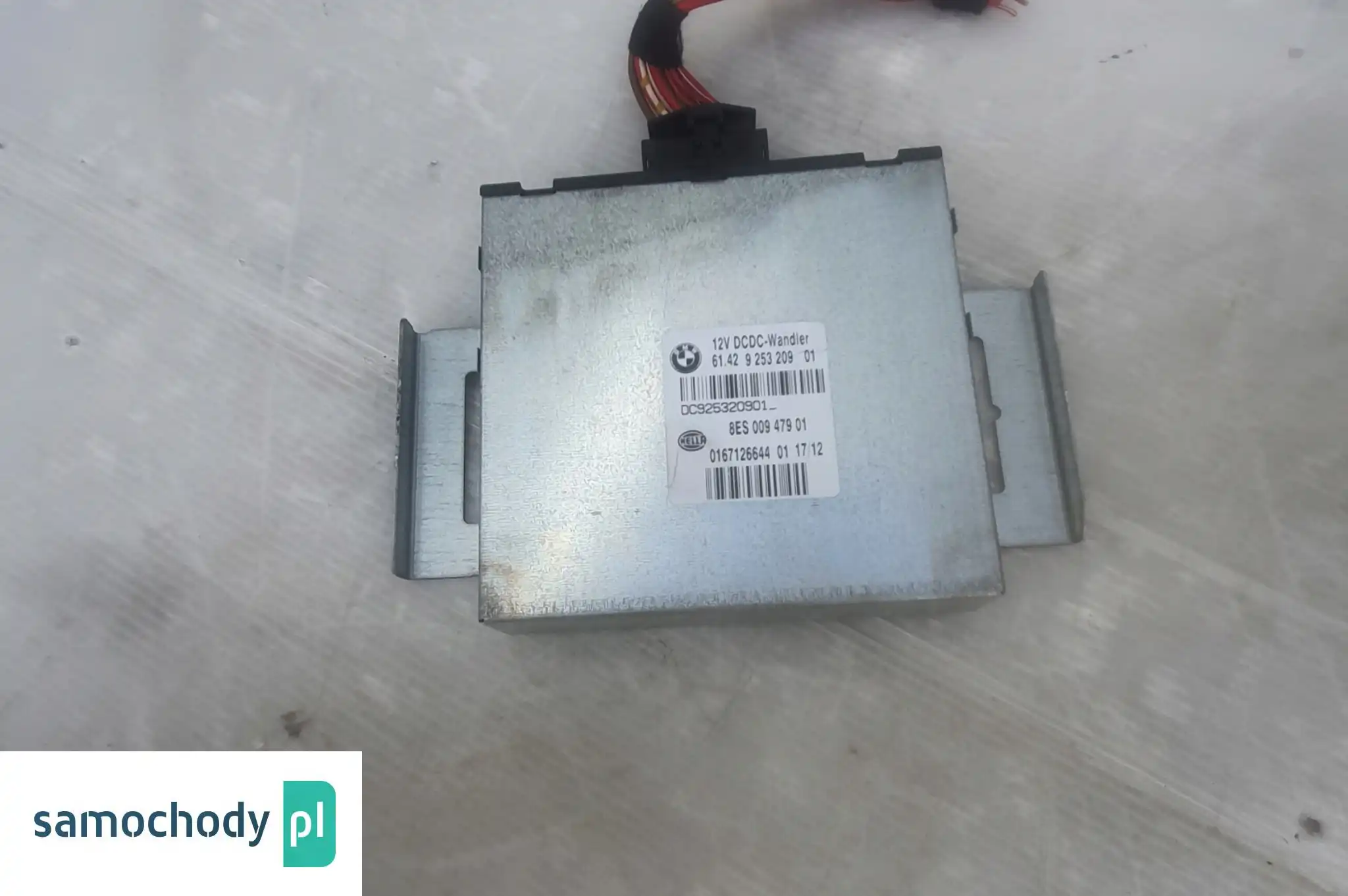 BMW 3 E90 E91 E92 E93 E87 STEROWNIK PRZETWORNIK MODUŁ DC DC/DC 9253209