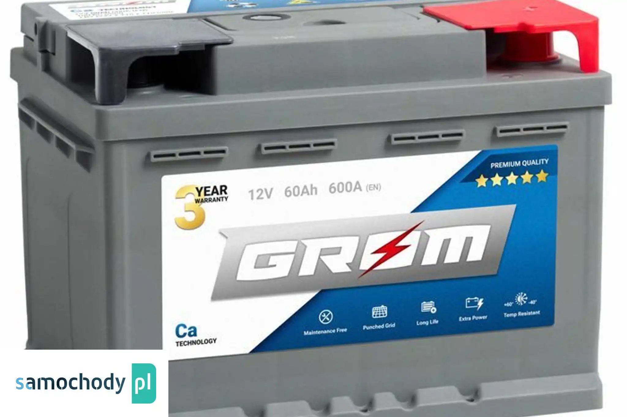 Akumulator GROM Premium 60Ah 600A EN DTR