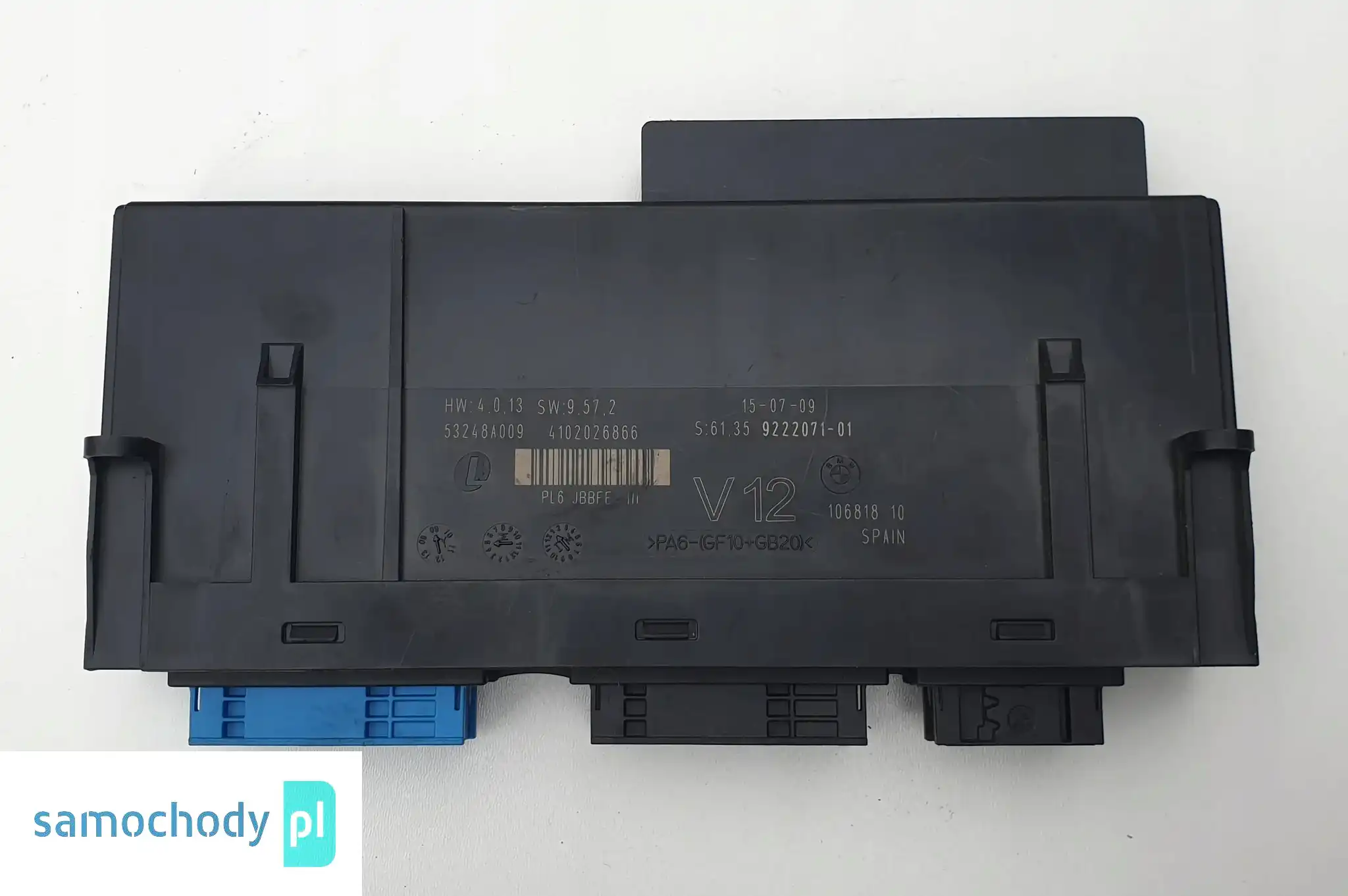 BMW F07 F10 F11 MODUŁ KOMFORTU 9222071