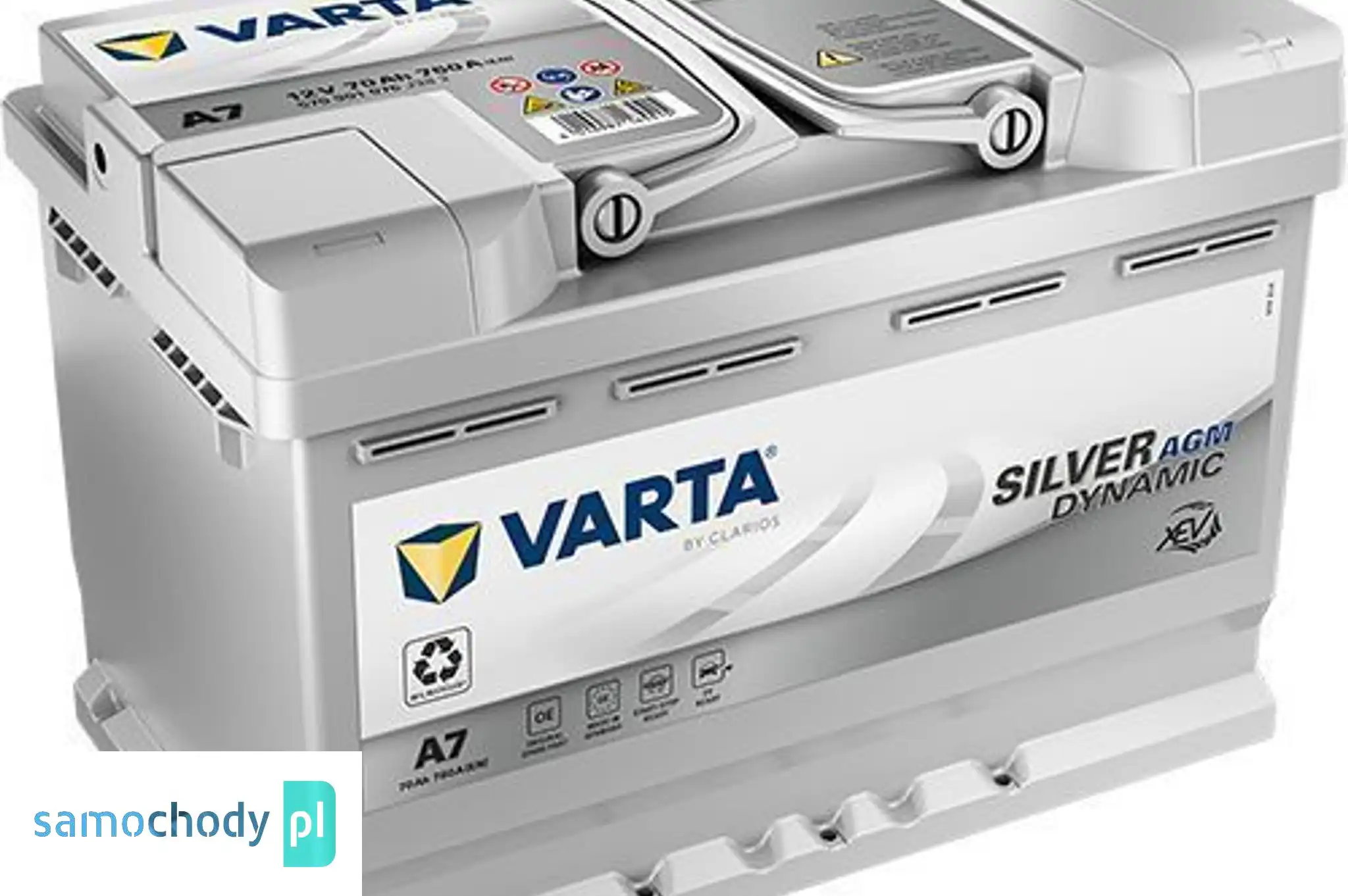 Akumulator VARTA AGM START&STOP A7 70Ah 760A (dawna E39)