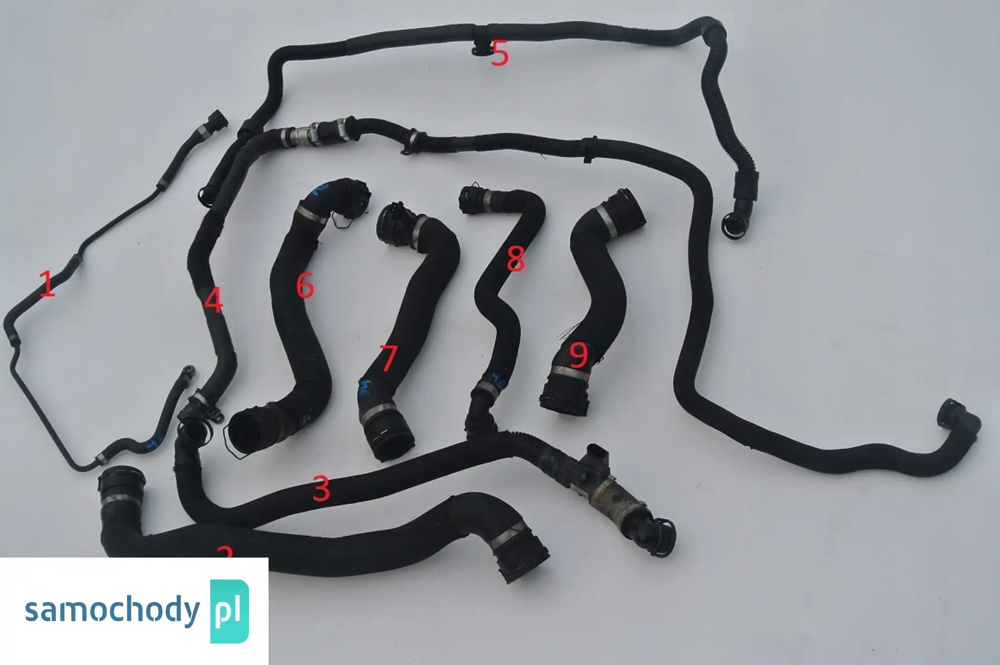 BMW E60 M5 E63 M6 RURA WĄŻ WODY POWIETRZA