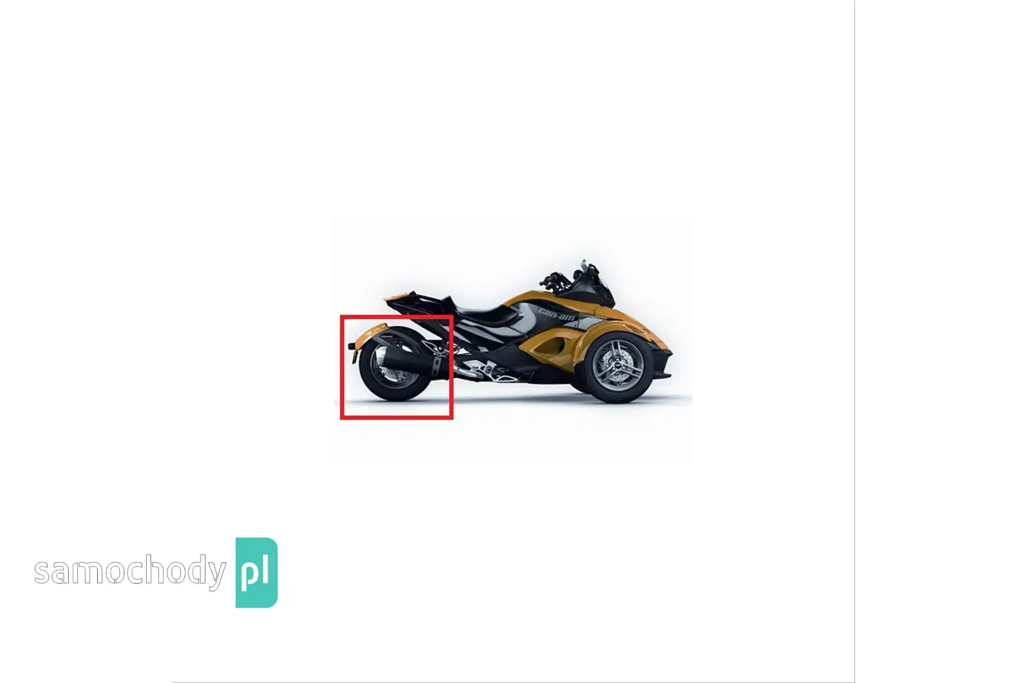 Opona Can-Am Spyder tył 225/50R15 BRP 705503310