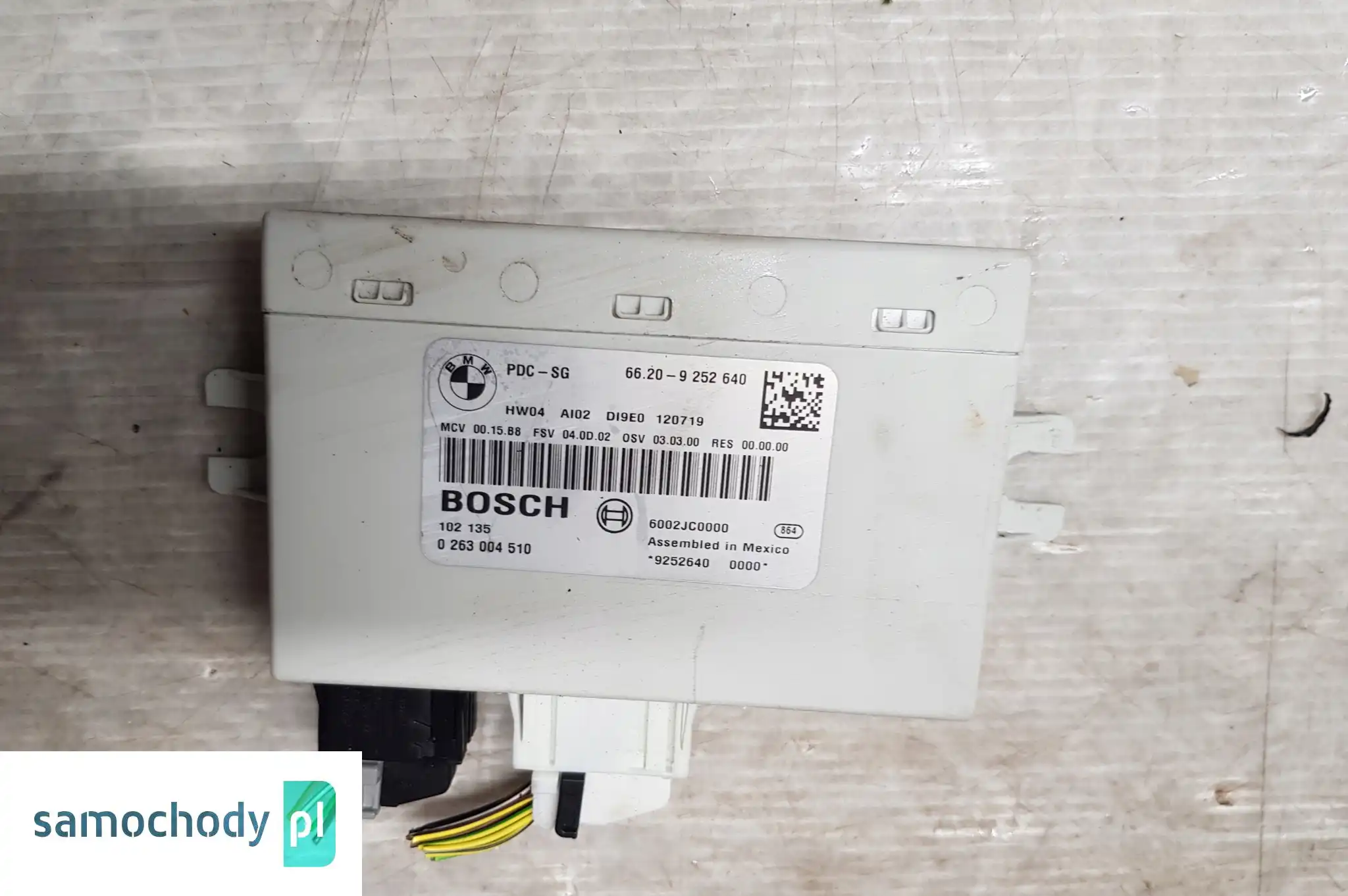 MODUŁ PDC PARKOWANIA MINI R55 R56 9252640