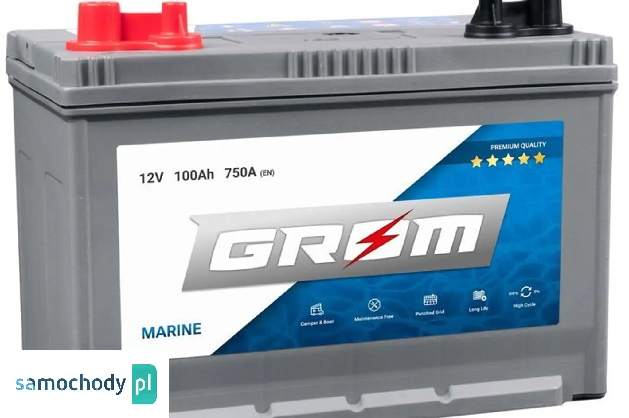 Akumulator GROM MARINE 100Ah 750A M31-DC
