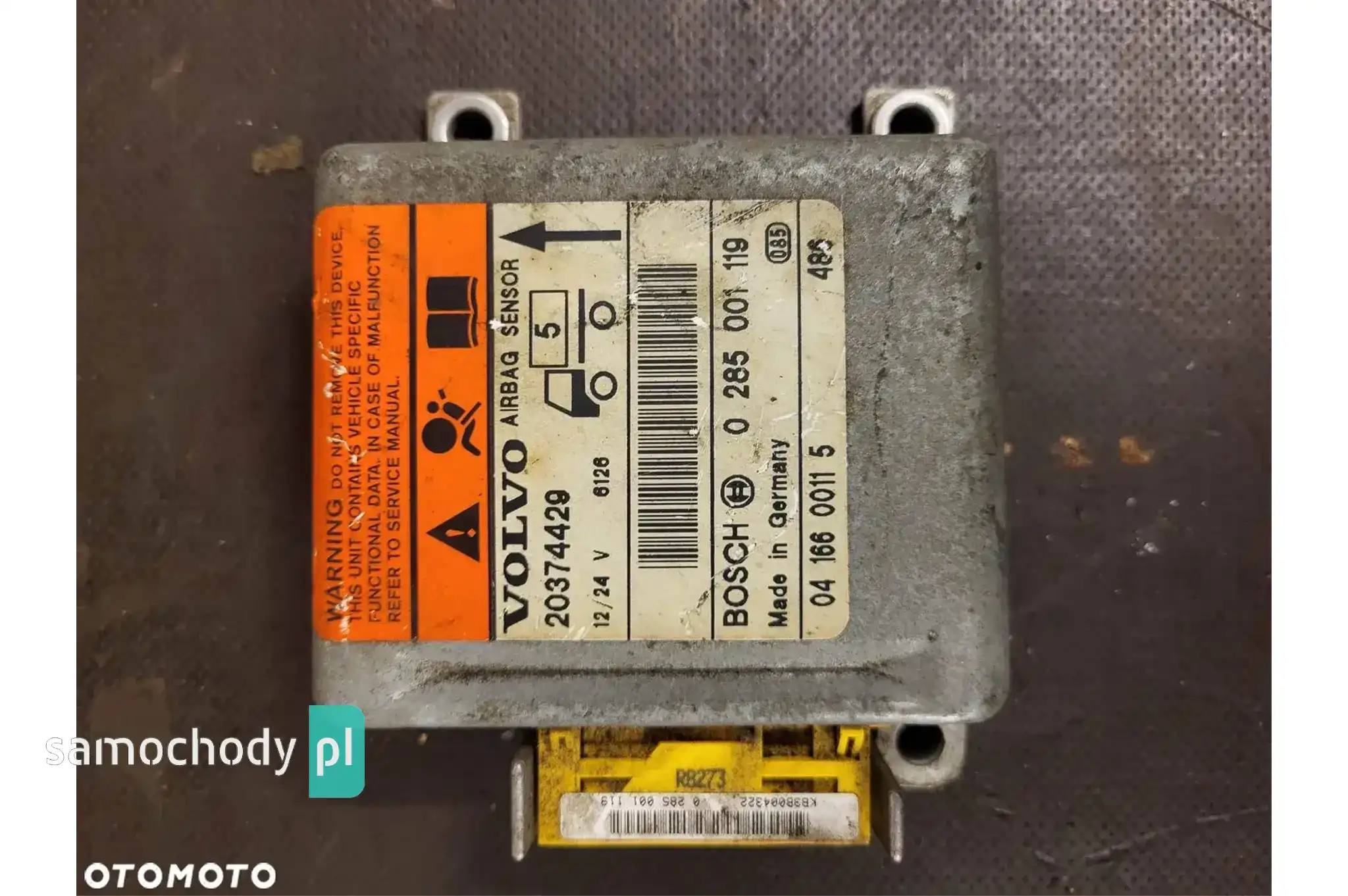 Moduł Volvo Airbag 20374429