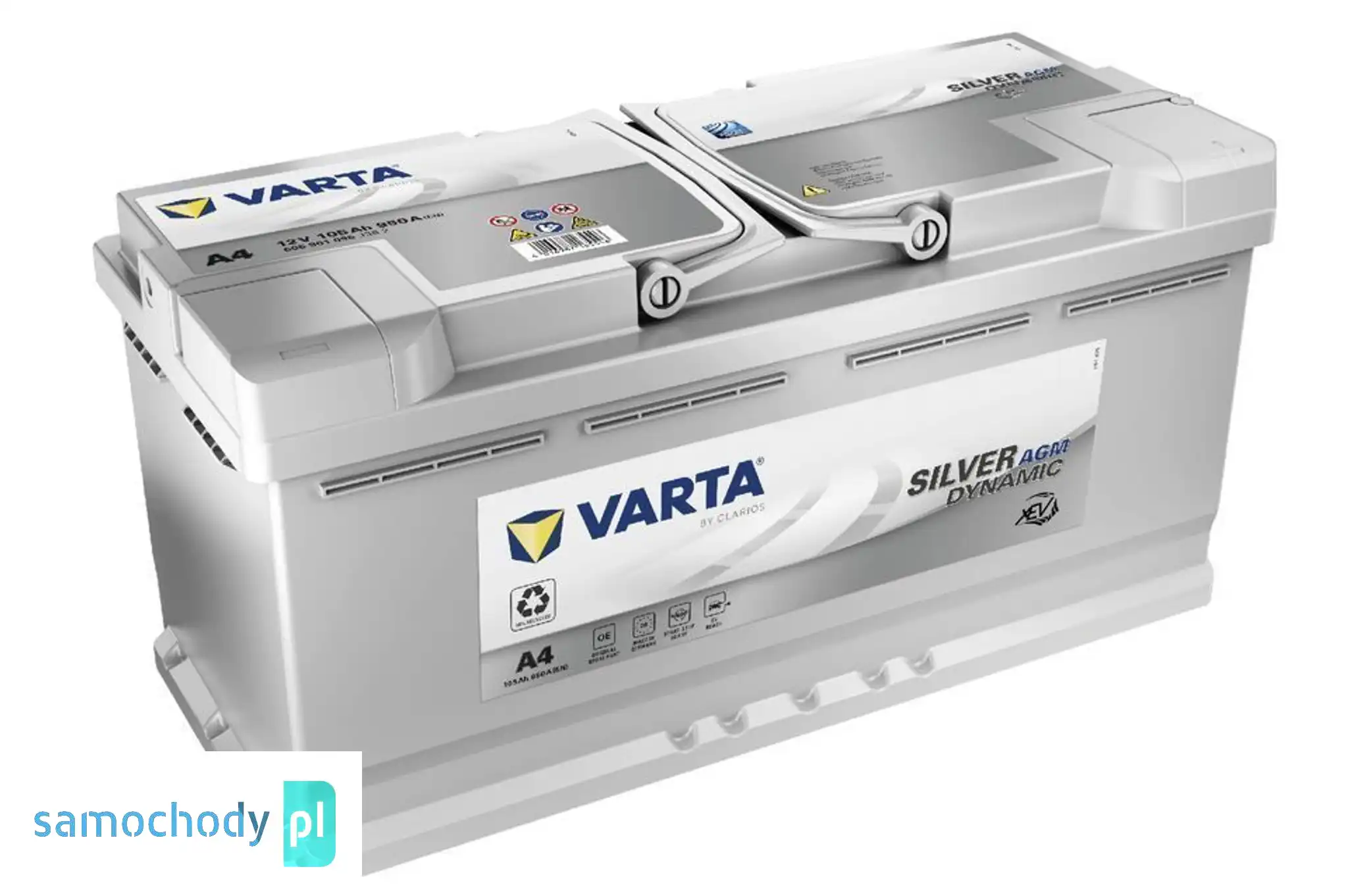 Akumulator VARTA Silver Dynamic A4 105Ah 950A START&STOP AGM