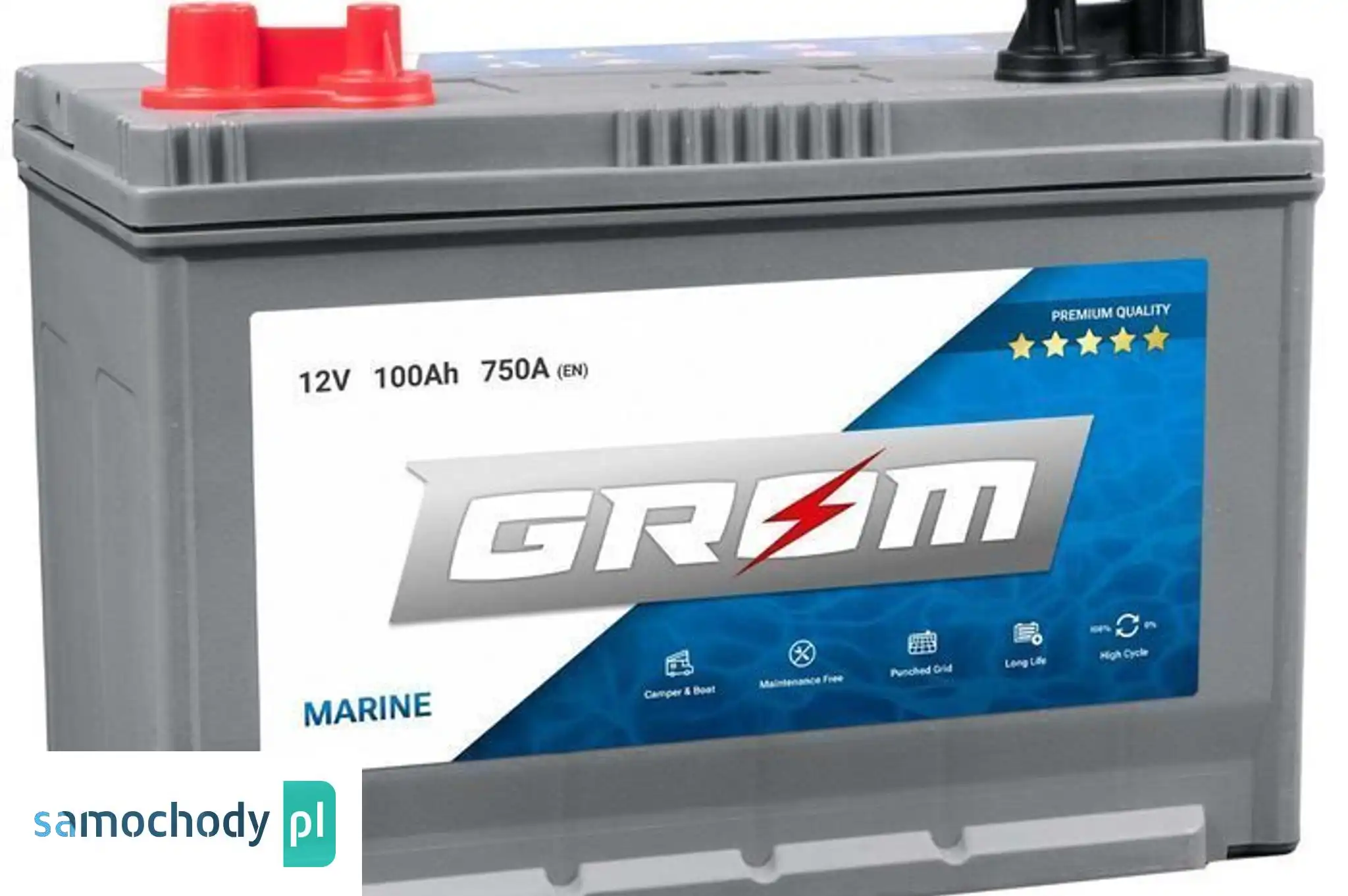 Akumulator GROM MARINE 100Ah 750A M31-DC