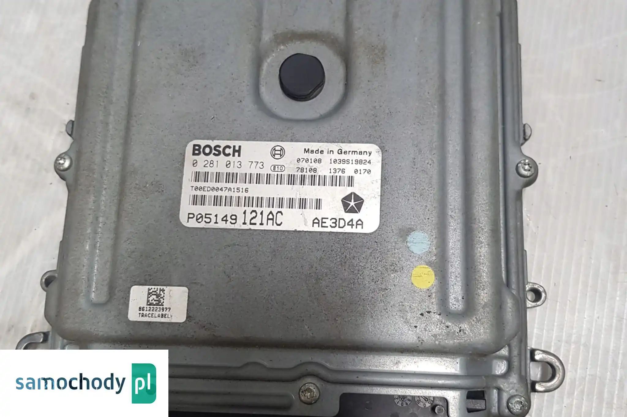 CHRYSLER 300C 3.0CRD MODUŁ KOMPUTER STEROWNIK SILNIKA ECU P05149121AC
