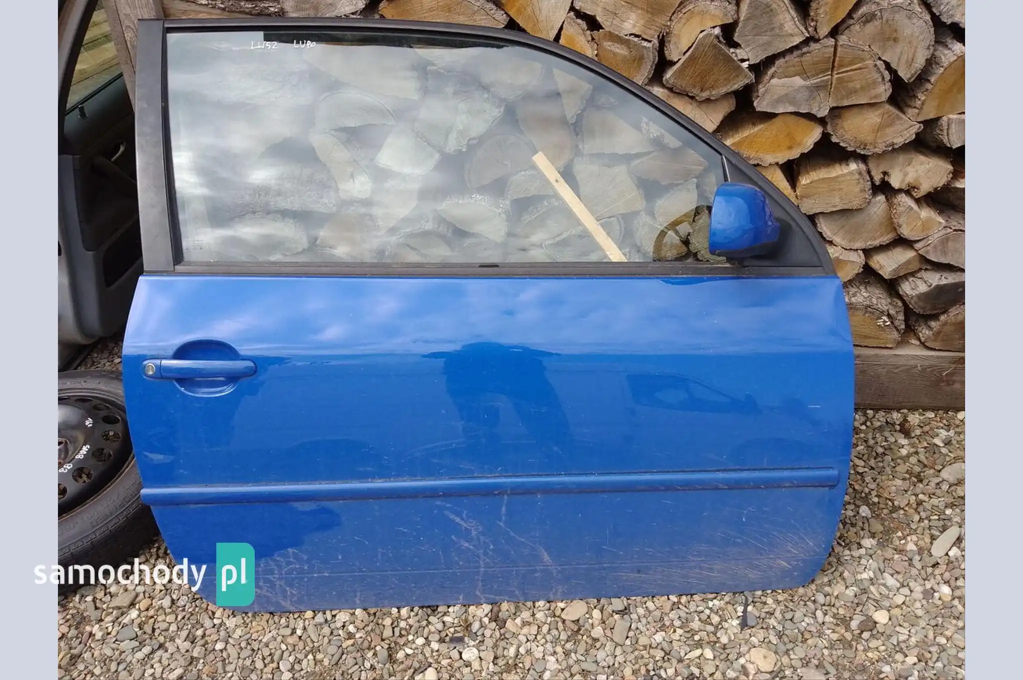 Drzwi prawe przednie przód kompletne VW Lupo LW5Z