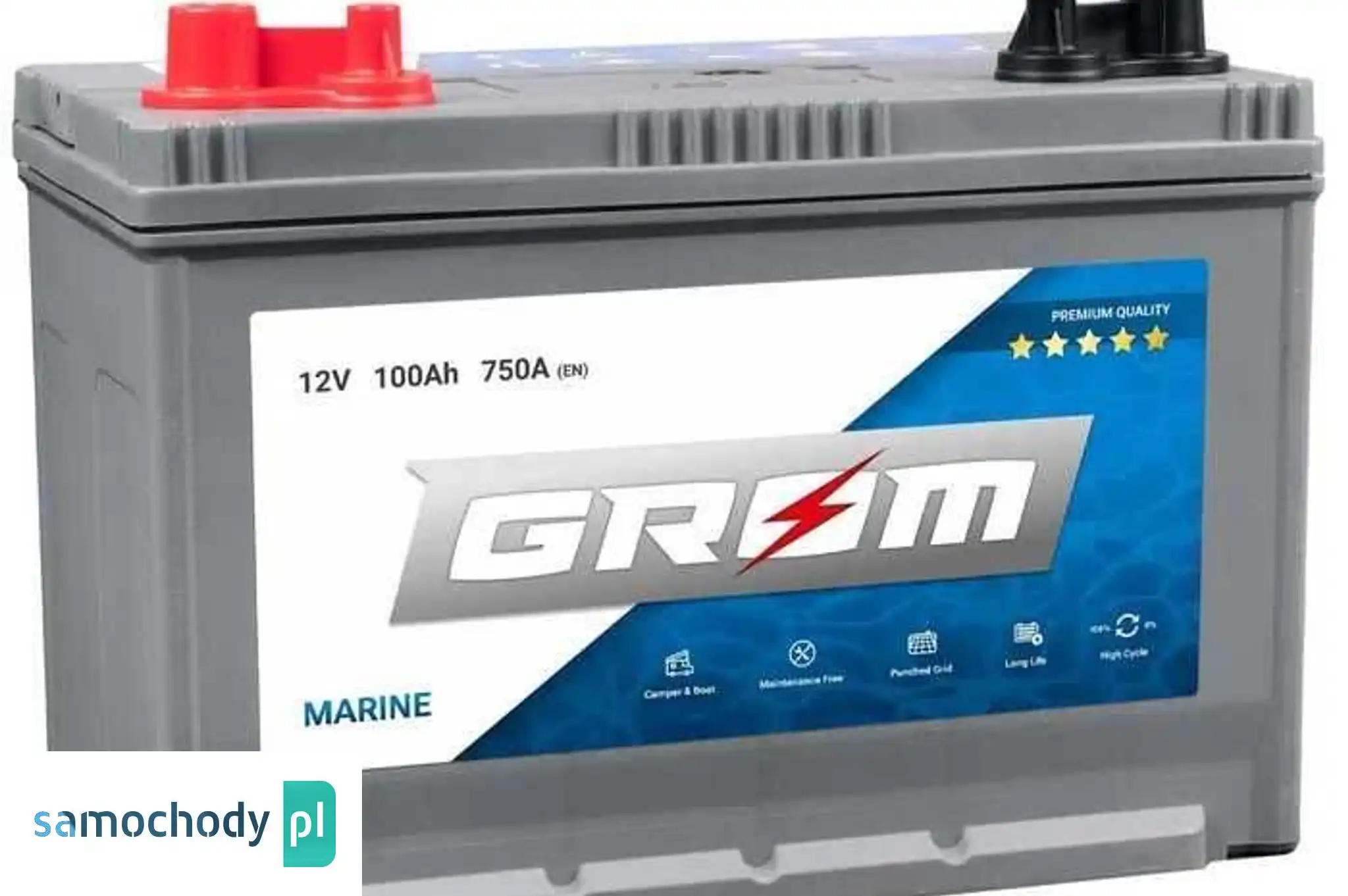 Akumulator GROM MARINE 100Ah 750A M31-DC