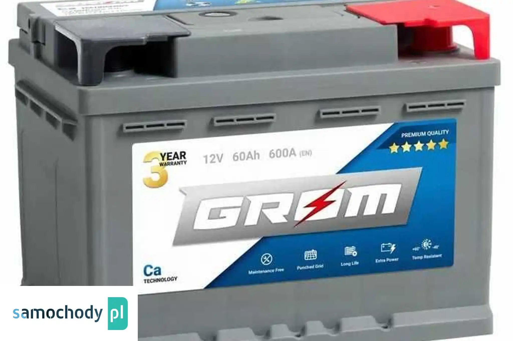 Akumulator GROM Premium 60Ah 600A EN DTR