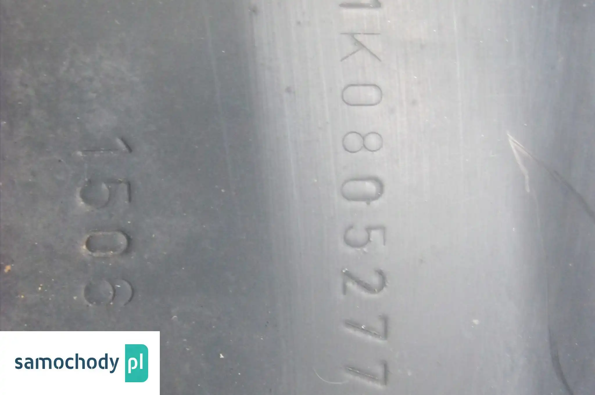 Volkswagen Golf VI OE 1K0805277 podszybie metalowe ściana grodziowa