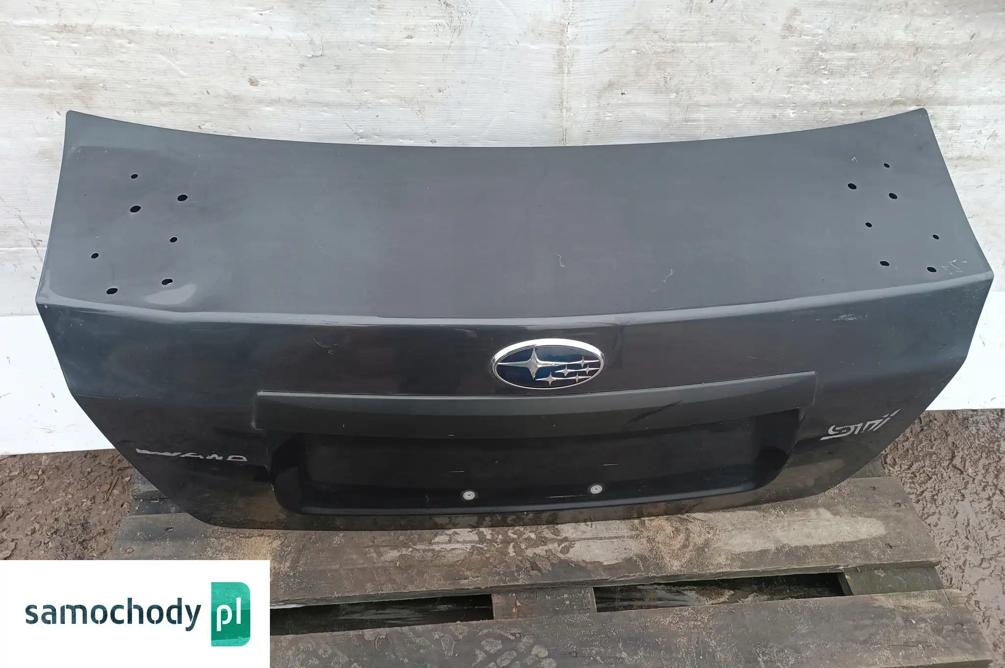 SUBARU IMPREZA WRX STI KLAPA BAGAŻNIKA SEDAN kpl