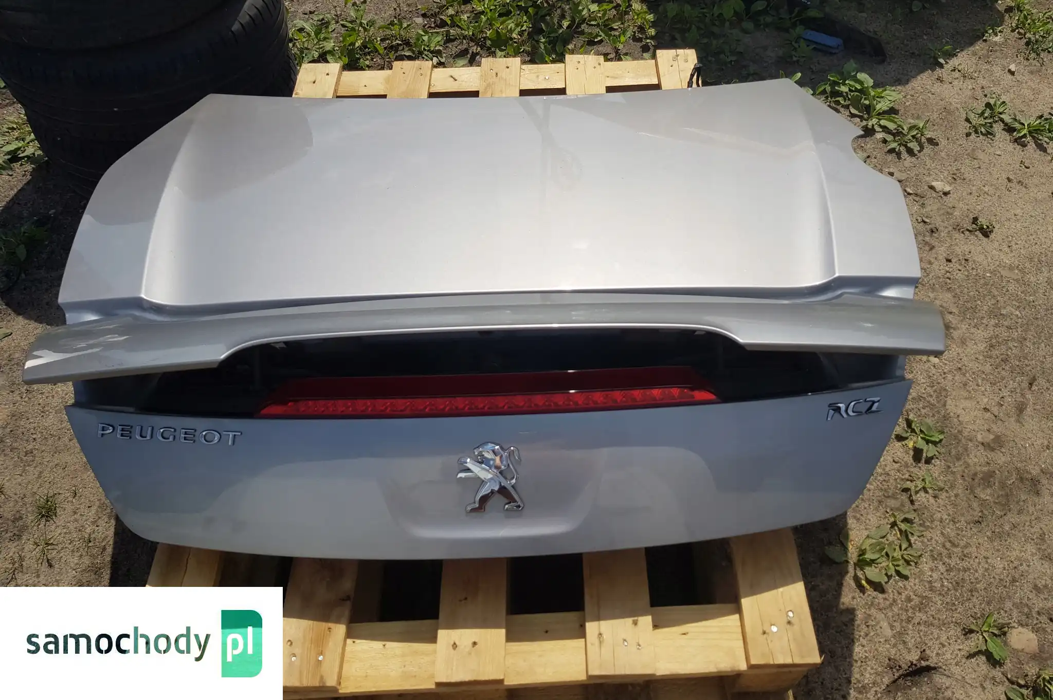 PEUGEOT RCZ KLAPA TYLNA TYŁ SPOJLER KOMPLET BDB STAN BEZ MALOWANIA W KOLOR