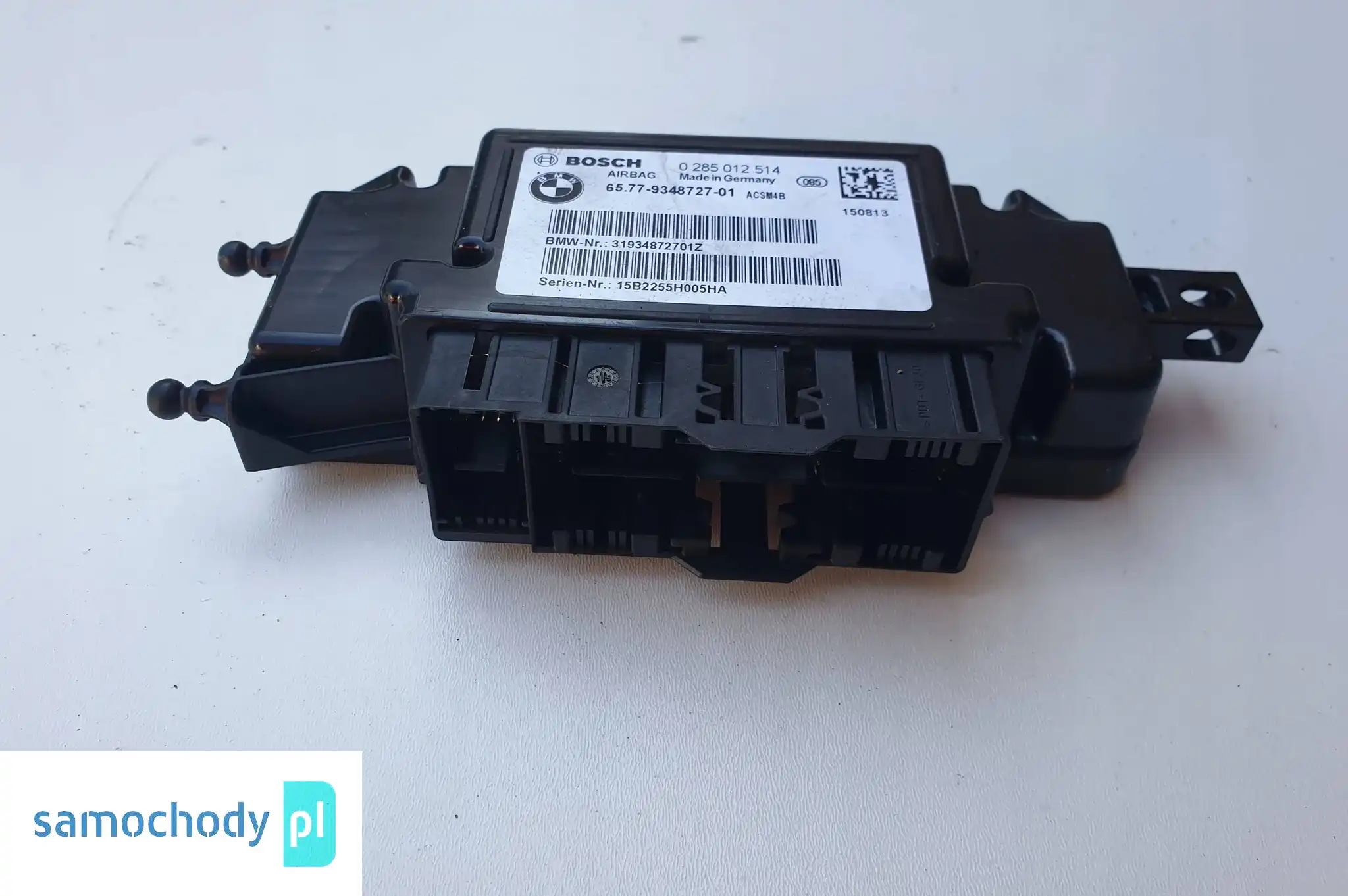 BMW F20 F22 F30 MODUŁ STEROWNIK AIRBAG 9348727
