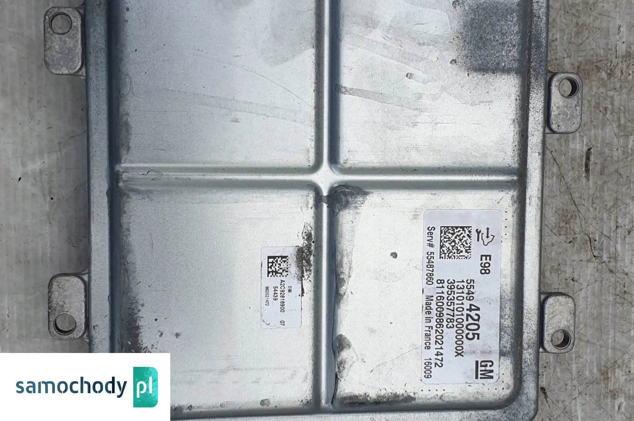 55494205 KOMPUTER STEROWNIK SILNIKA INSIGNIA A 2.0 CDTI 170KM B20DTH