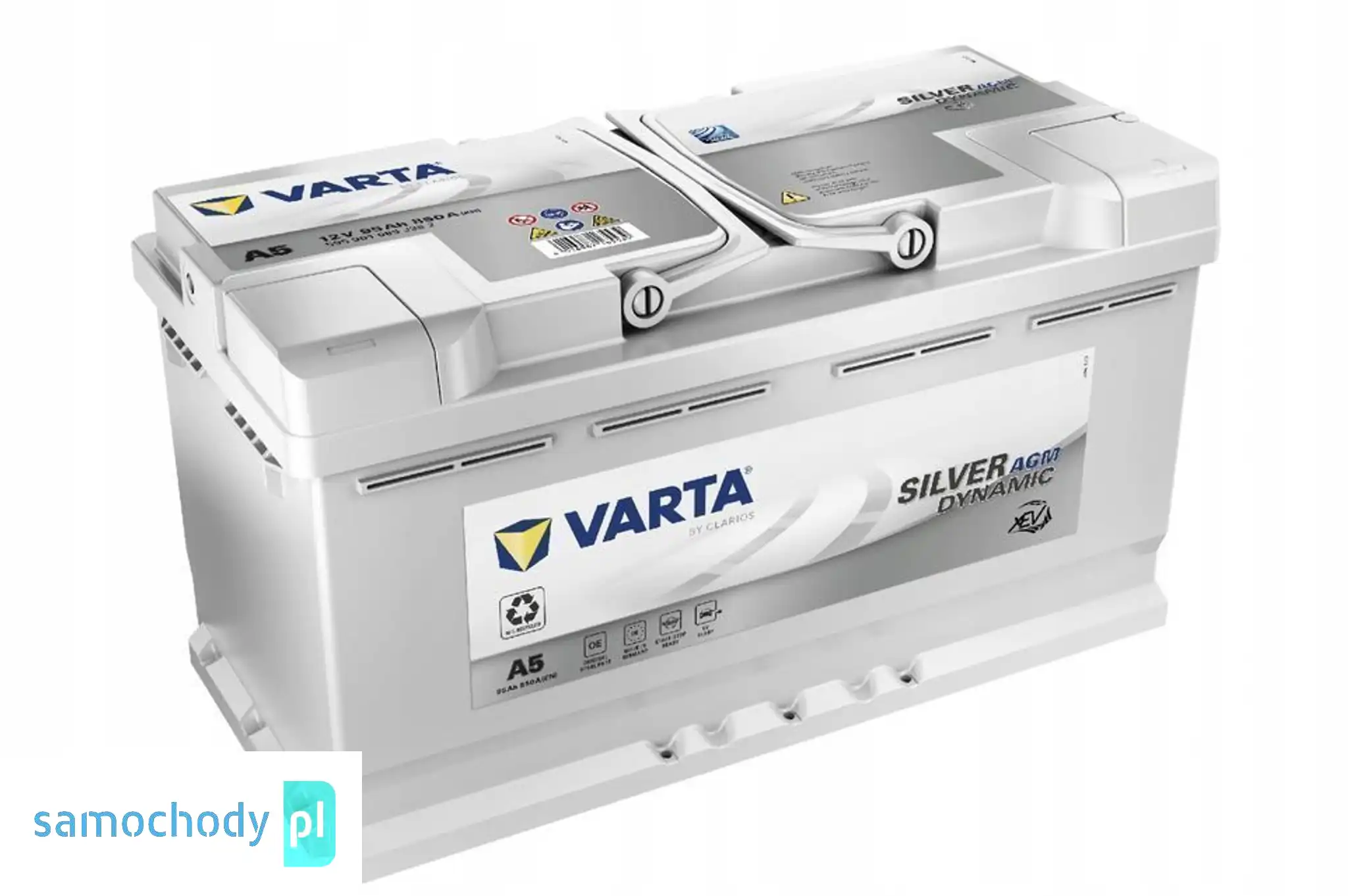 Akumulator VARTA Silver Dynamic A5 95Ah 850A START&STOP AGM