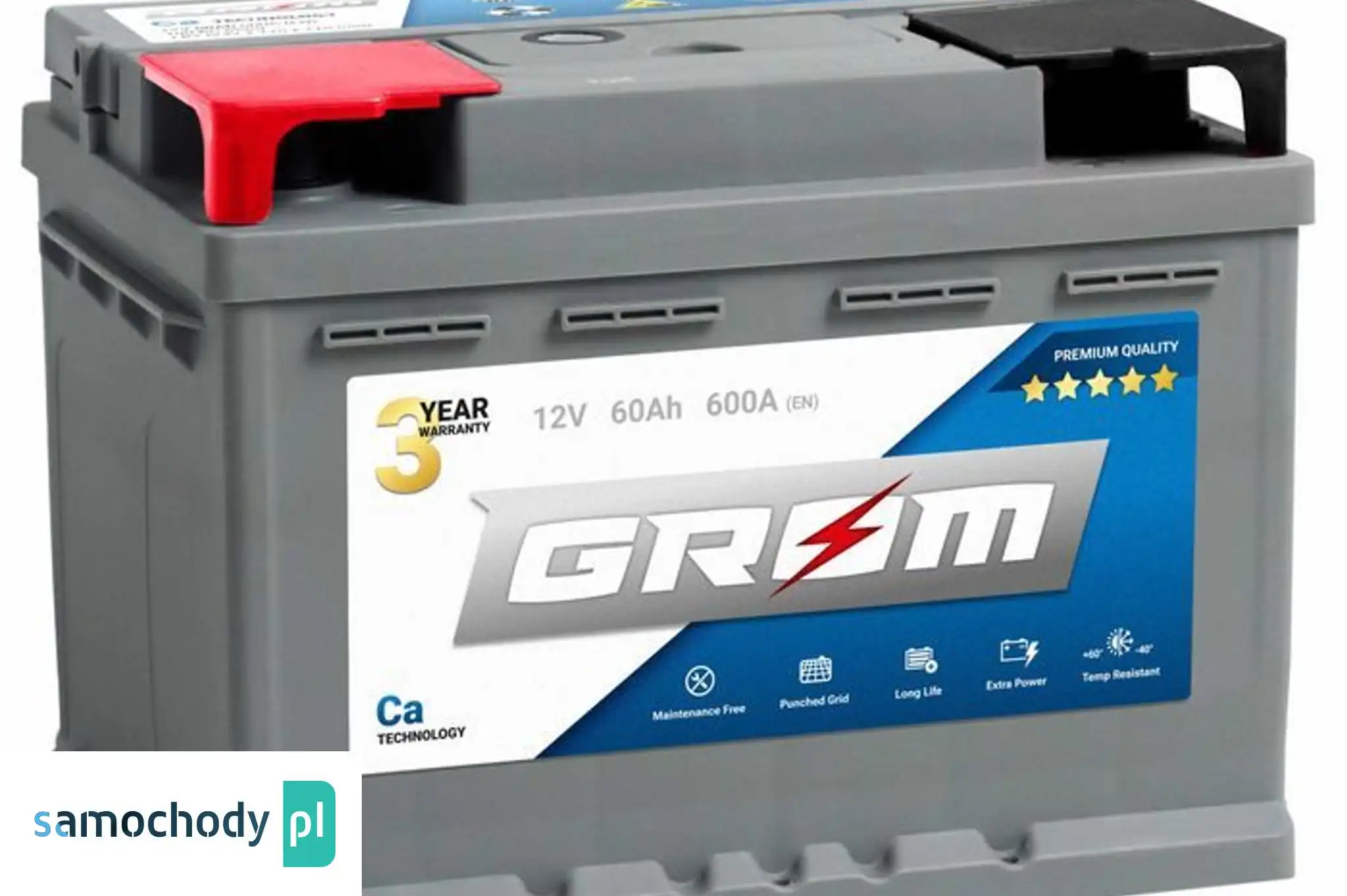 Akumulator GROM Premium 60Ah 600A EN DTR