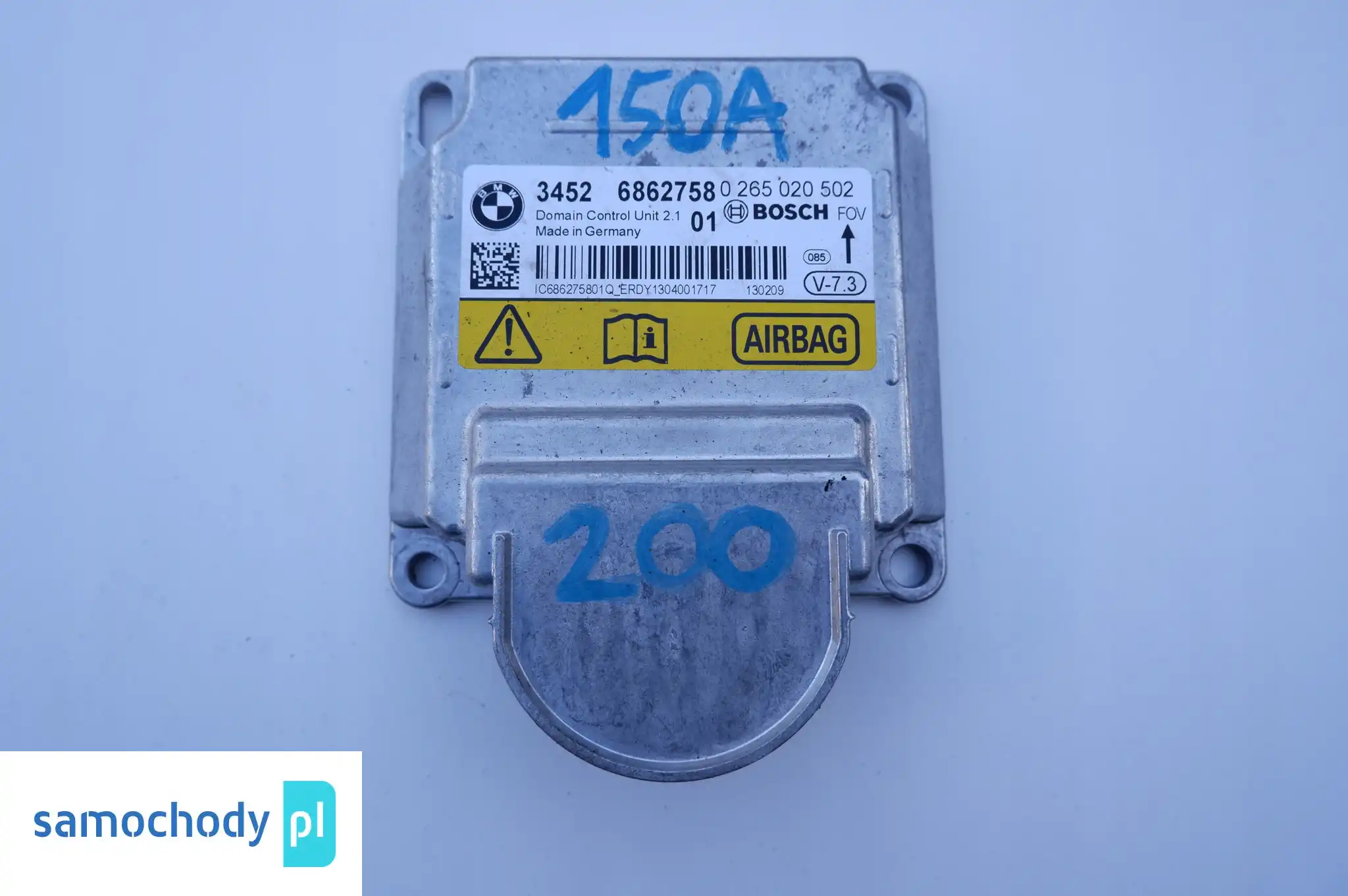 BMW F20 F30 MODUŁ SENSOR AIR BAG 6862758