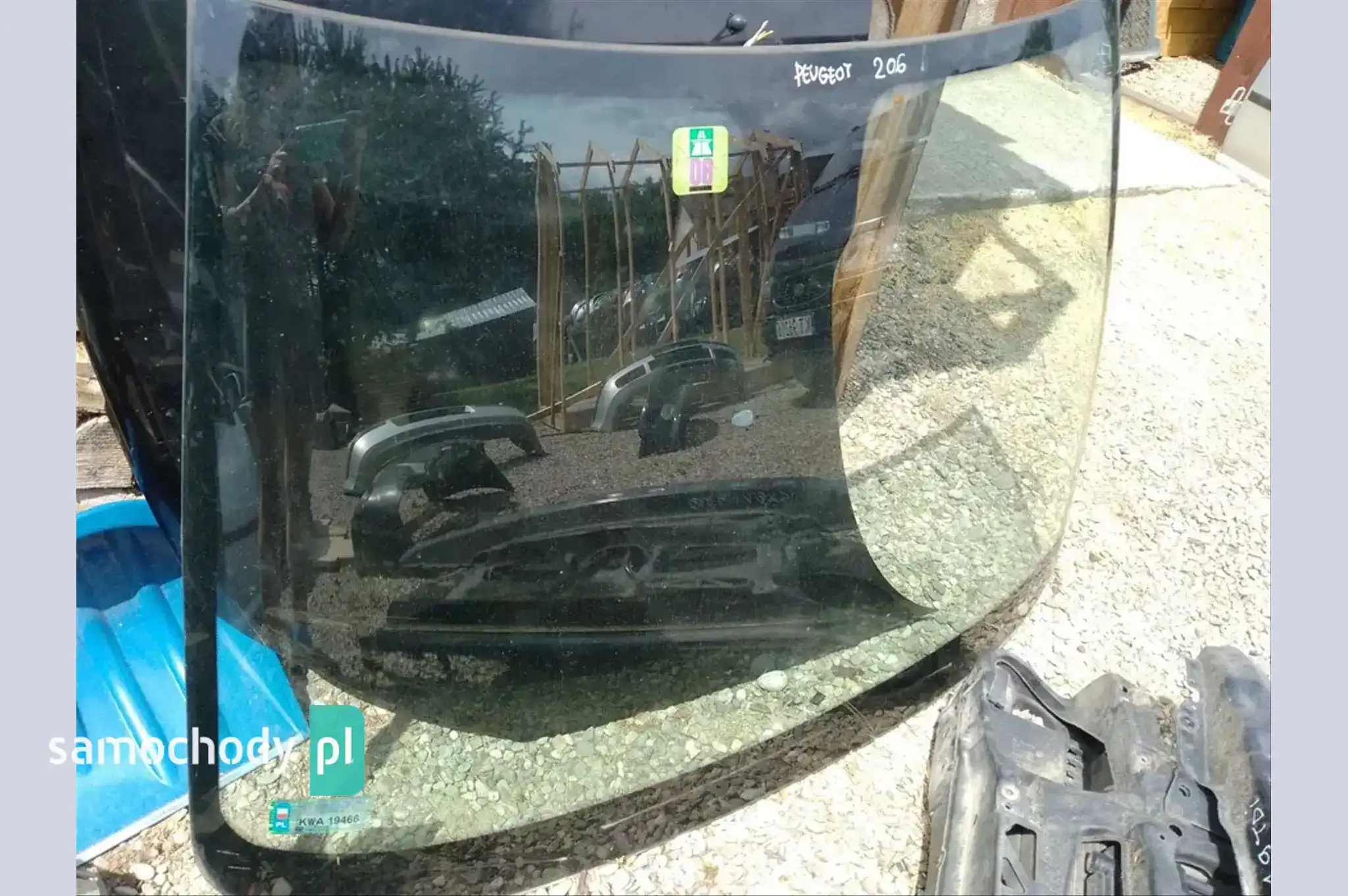 Szyba czołowa przednia przód Peugeot 307