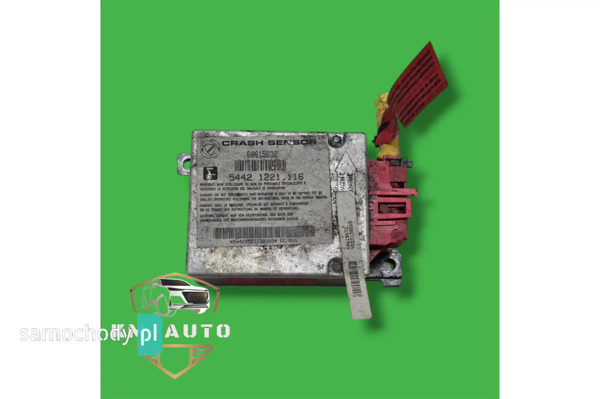 Moduł Sterownik poduszek powietrznych Alfa Romeo 145 boxer 60615632